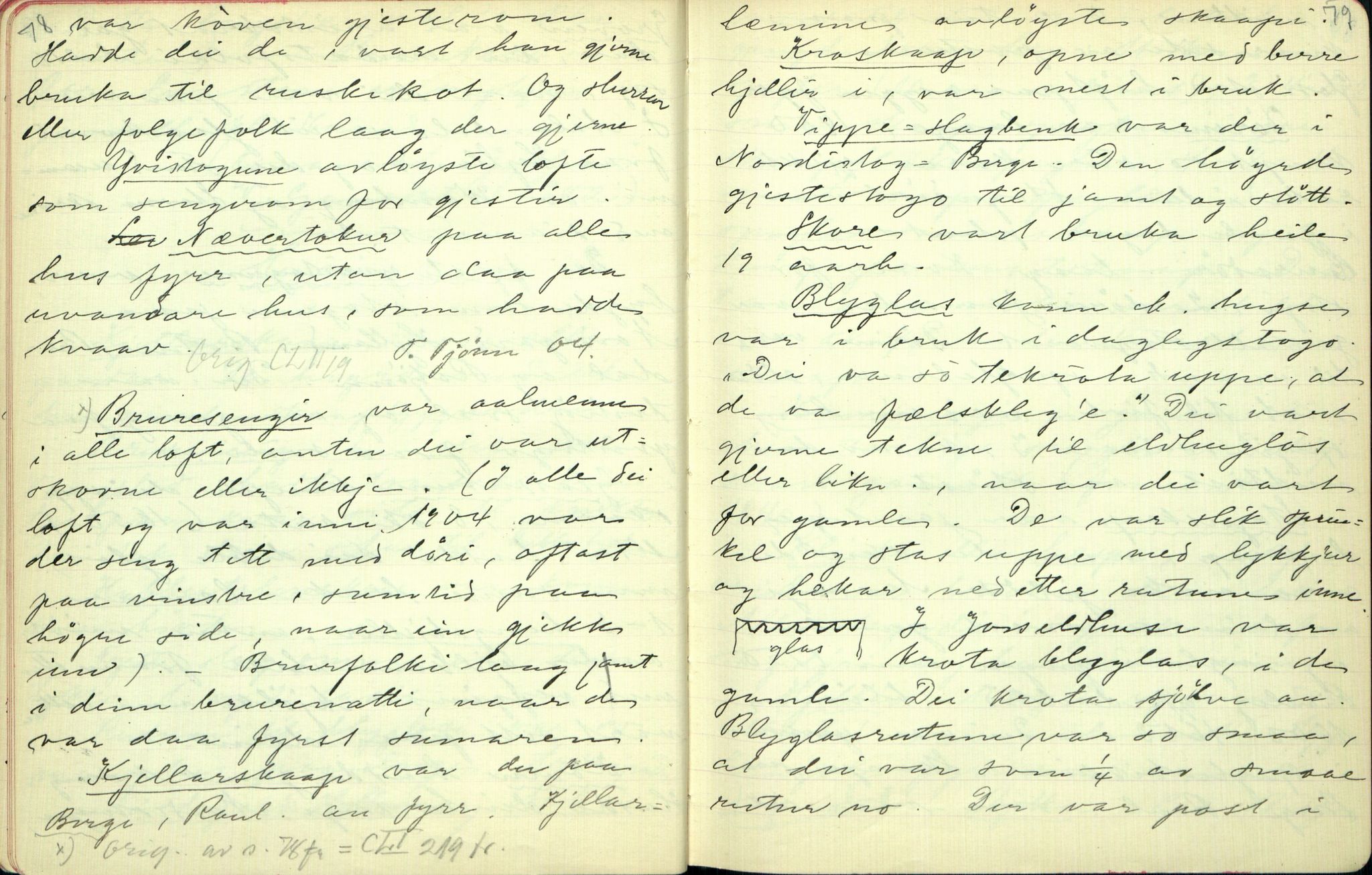 Rikard Berge, TEMU/TGM-A-1003/F/L0002/0012: 031-060 Innholdslister / 42 Kunst og kultur IV, 1904, p. 78-79