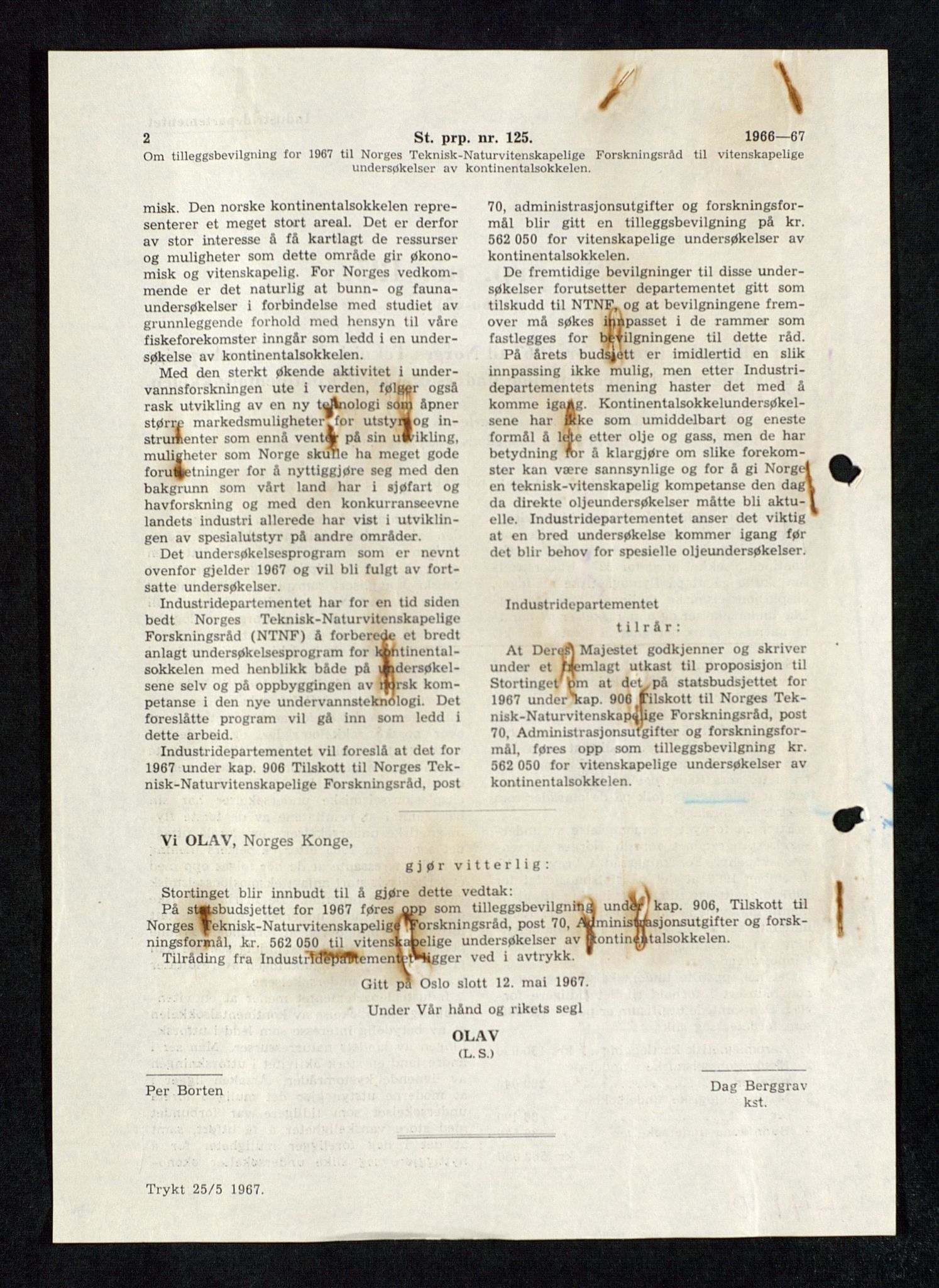 Industridepartementet, Oljekontoret, AV/SAST-A-101348/Db/L0005: Seismiske undersøkelser, 1963-1972, p. 28