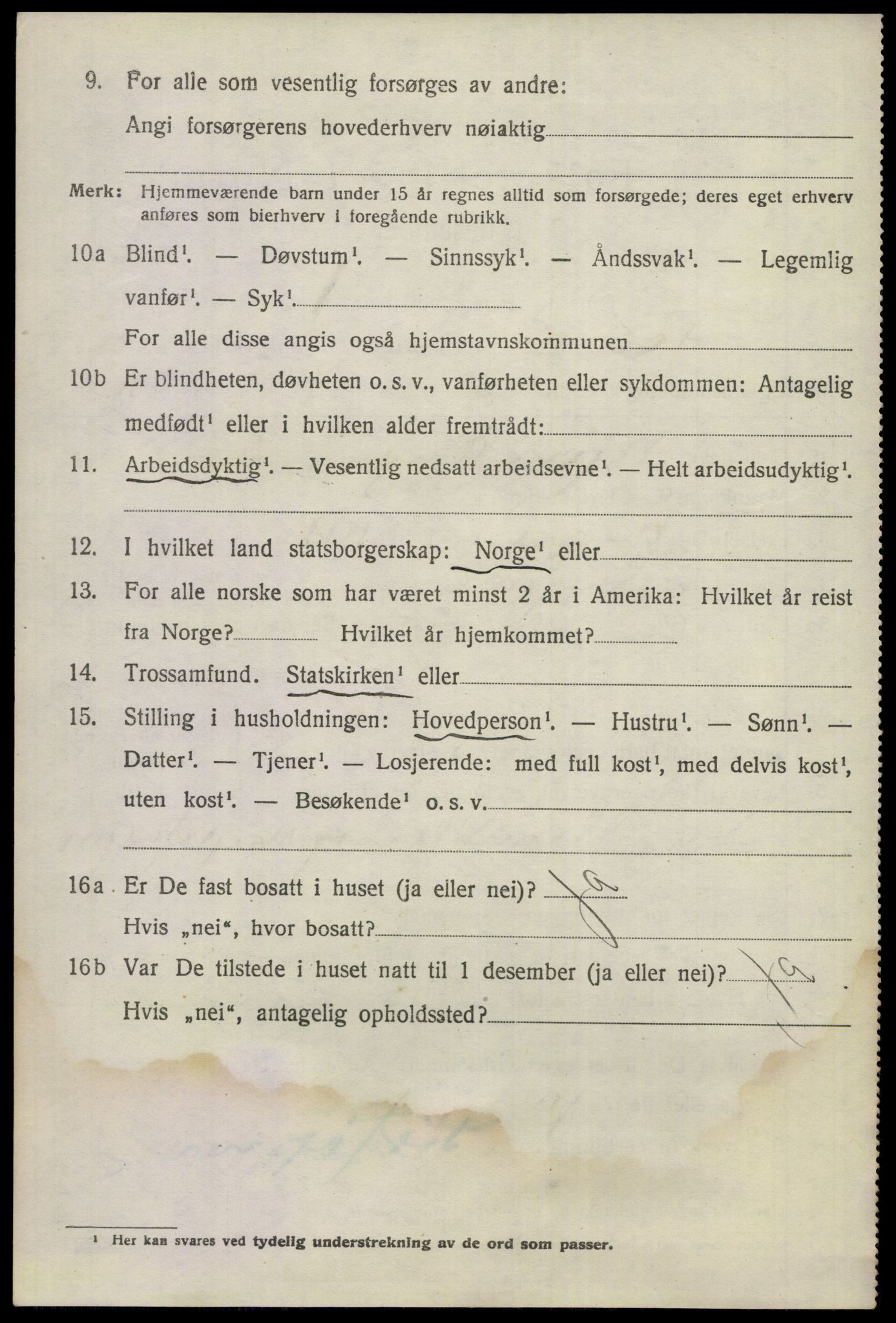 SAKO, 1920 census for Flå, 1920, p. 1376