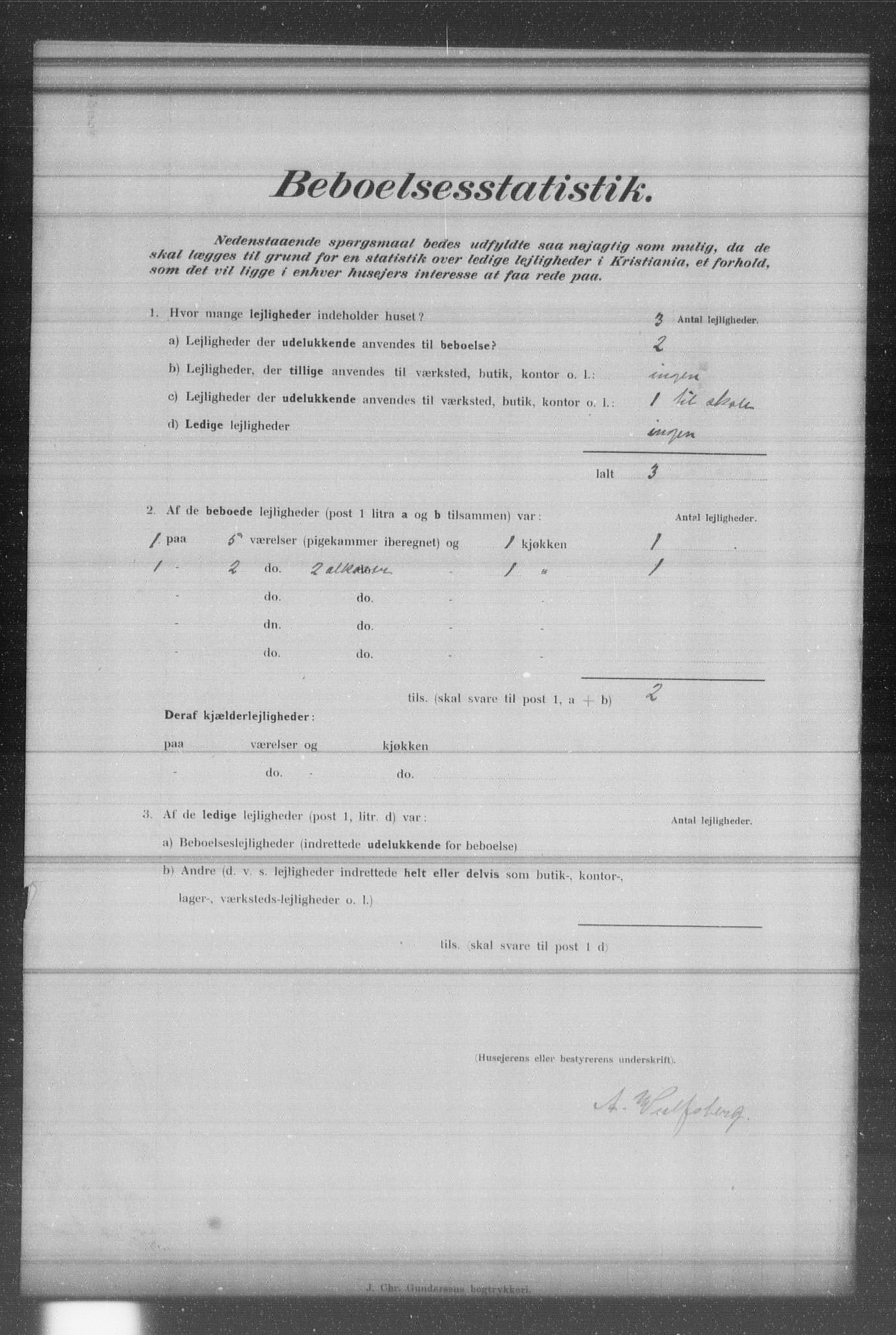 OBA, Municipal Census 1902 for Kristiania, 1902, p. 11243