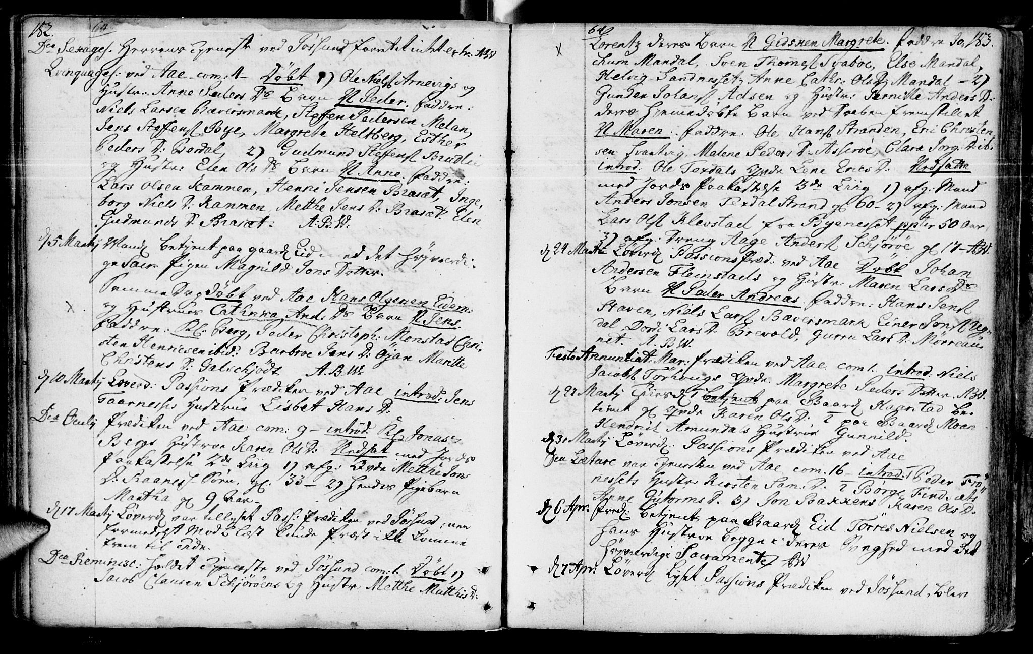 Ministerialprotokoller, klokkerbøker og fødselsregistre - Sør-Trøndelag, SAT/A-1456/655/L0672: Parish register (official) no. 655A01, 1750-1779, p. 182-183