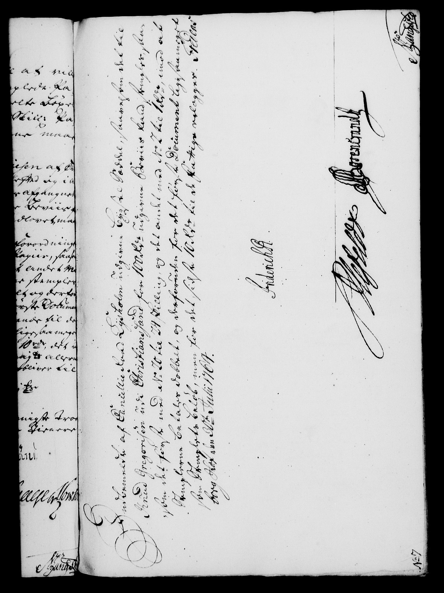 Rentekammeret, Kammerkanselliet, RA/EA-3111/G/Gf/Gfa/L0046: Norsk relasjons- og resolusjonsprotokoll (merket RK 52.46), 1764, p. 289