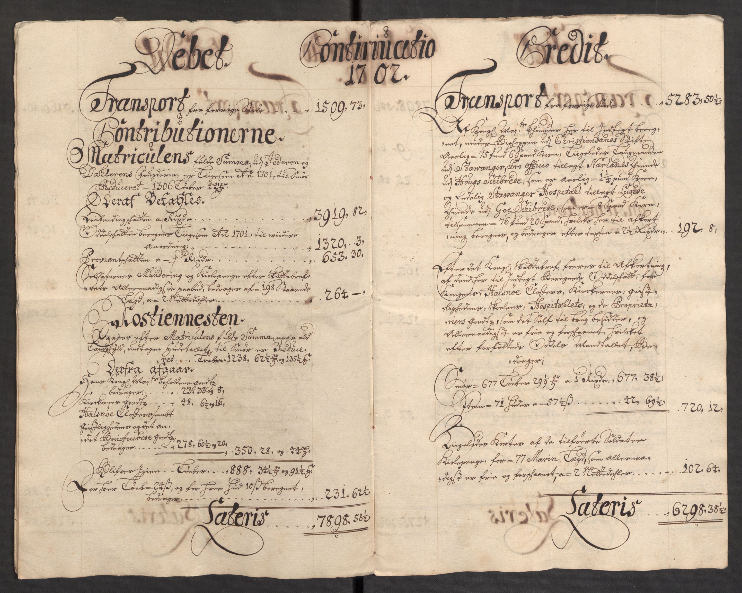 Rentekammeret inntil 1814, Reviderte regnskaper, Fogderegnskap, AV/RA-EA-4092/R46/L2731: Fogderegnskap Jæren og Dalane, 1700-1702, p. 325