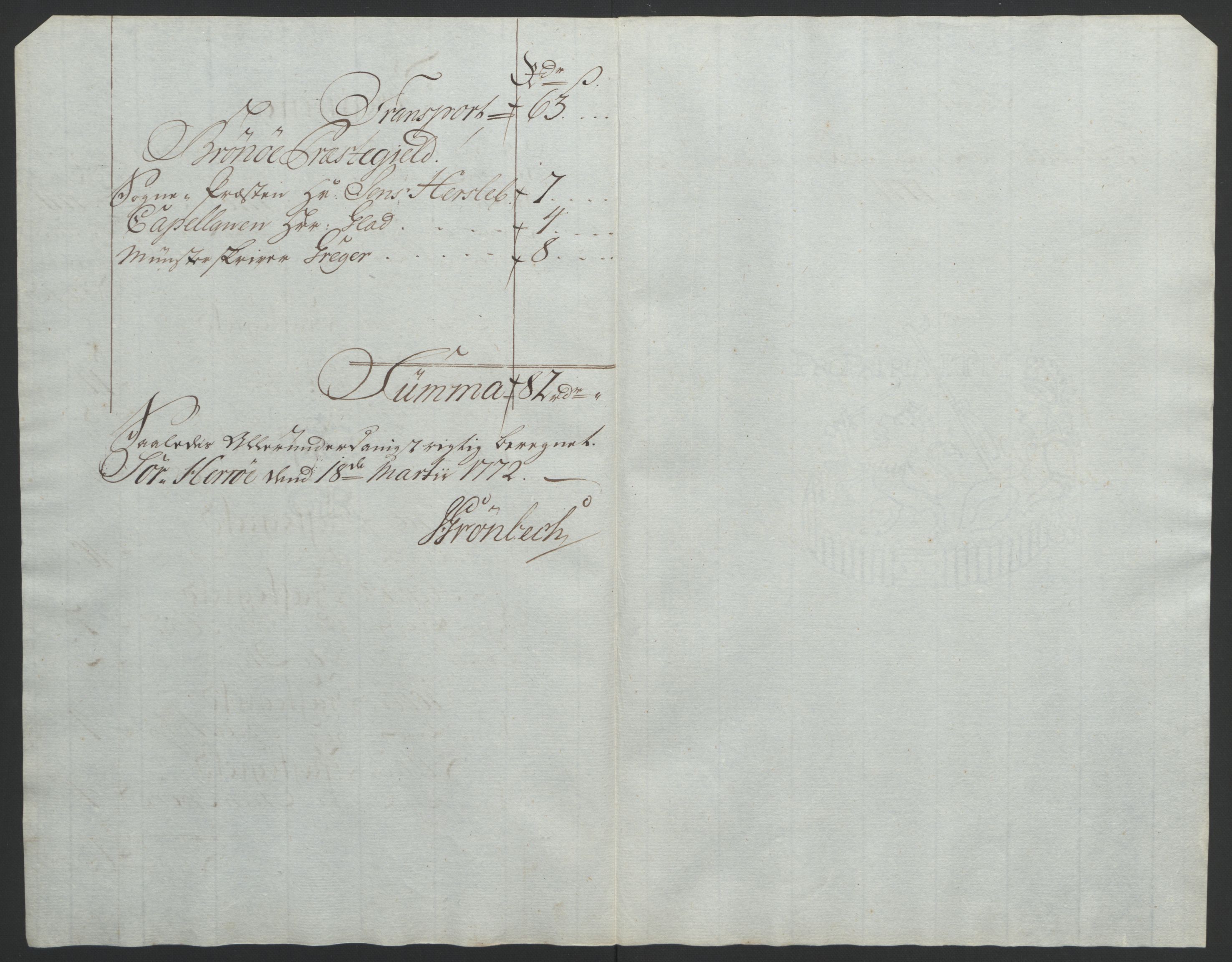 Rentekammeret inntil 1814, Reviderte regnskaper, Fogderegnskap, AV/RA-EA-4092/R65/L4573: Ekstraskatten Helgeland, 1762-1772, p. 361