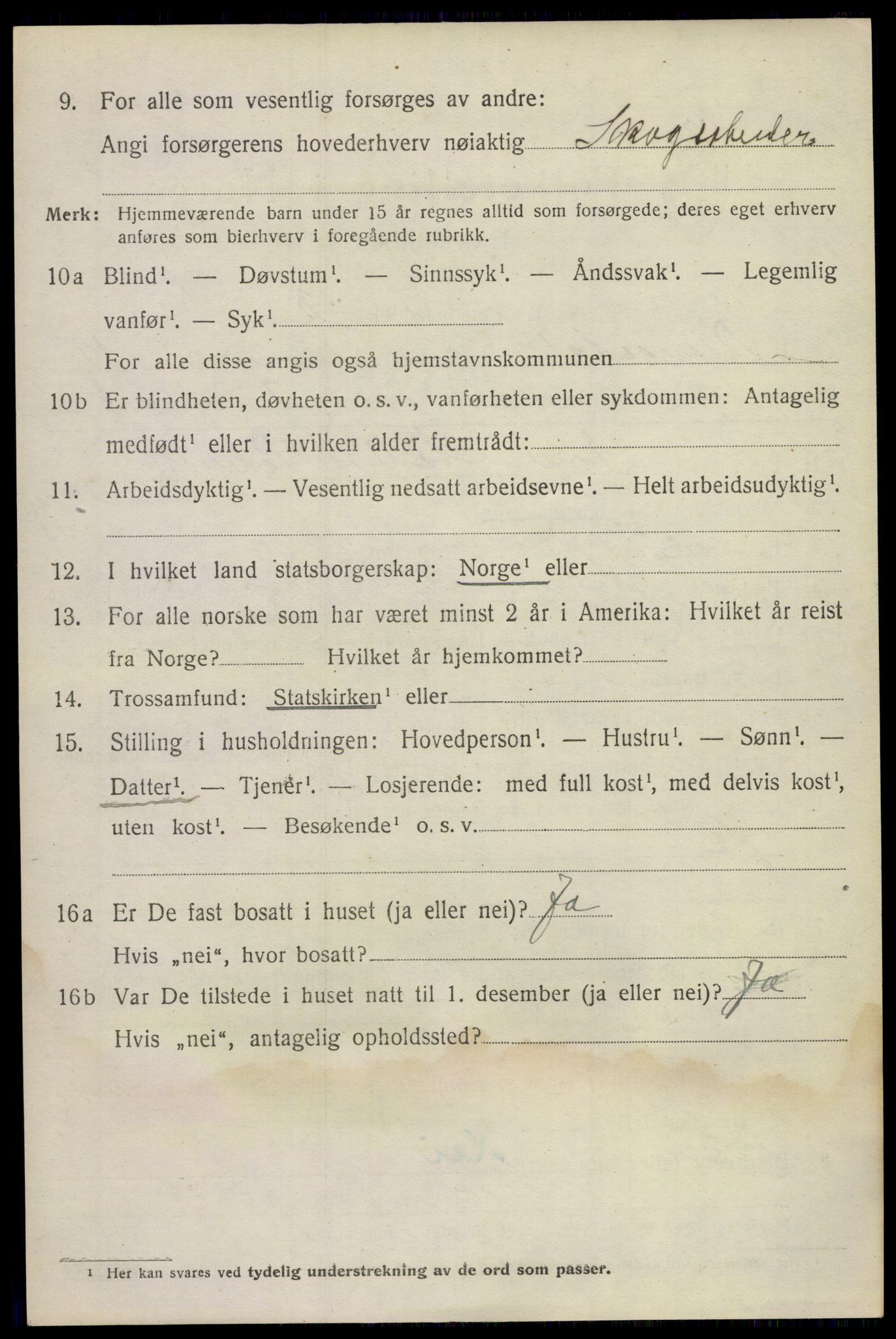 SAKO, 1920 census for Drangedal, 1920, p. 7792