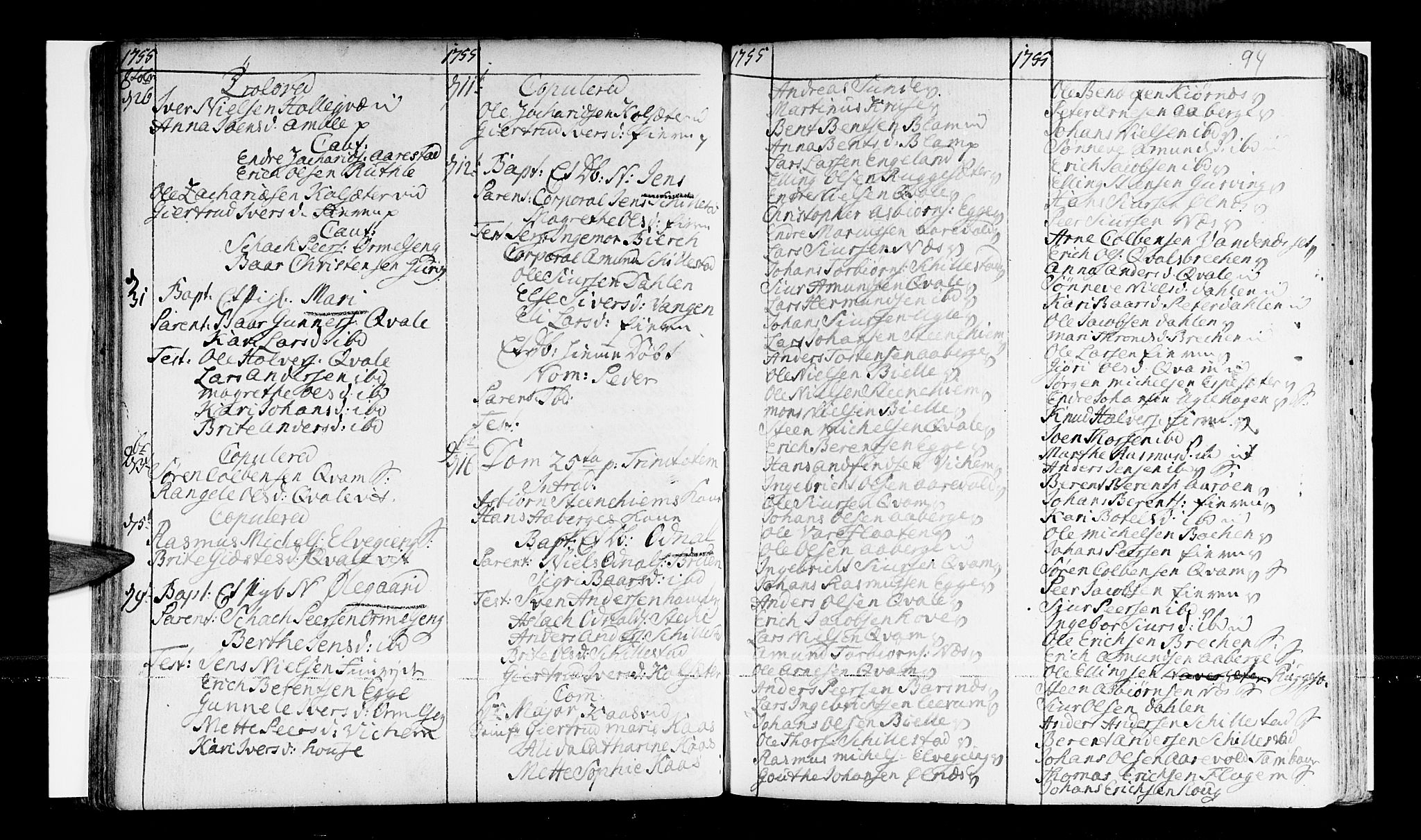 Sogndal sokneprestembete, AV/SAB-A-81301/H/Haa/Haaa/L0003: Parish register (official) no. A 3, 1747-1768, p. 94