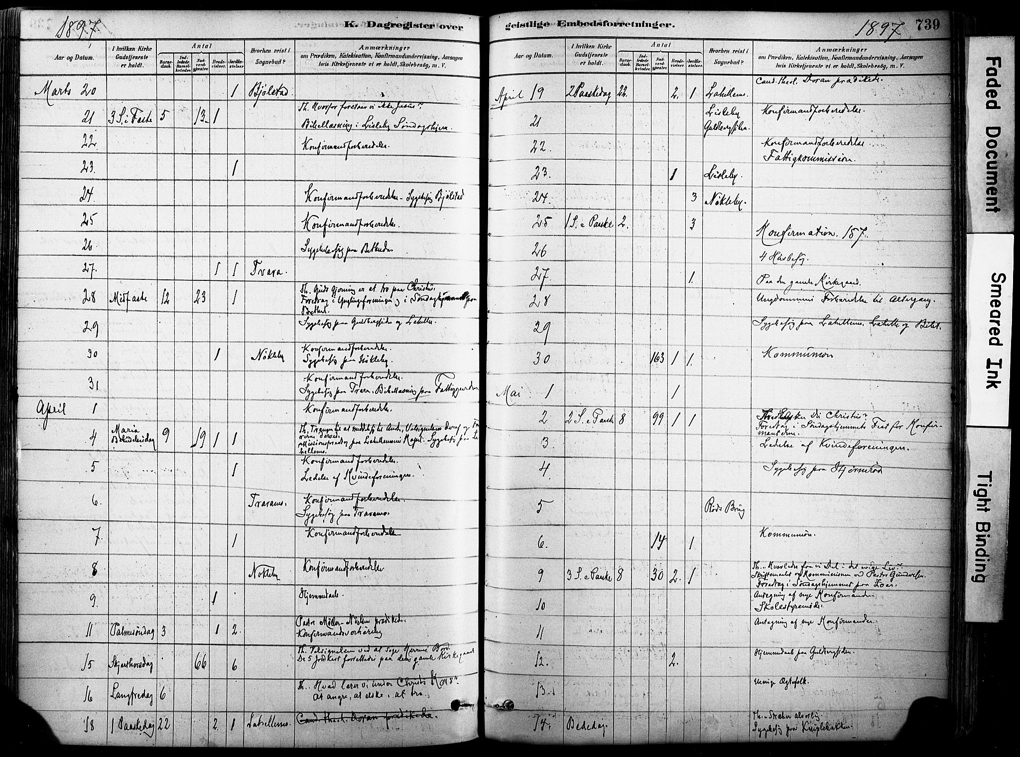 Glemmen prestekontor Kirkebøker, AV/SAO-A-10908/F/Fa/L0012: Parish register (official) no. 12, 1878-1973, p. 739