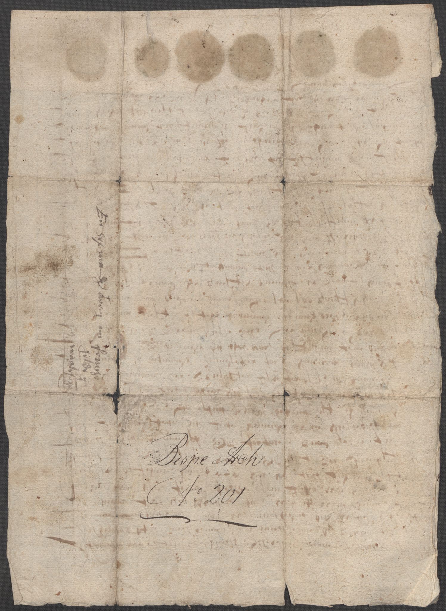 Riksarkivets diplomsamling, RA/EA-5965/F15/L0005: Prestearkiv - Østfold, 1572-1830, p. 21