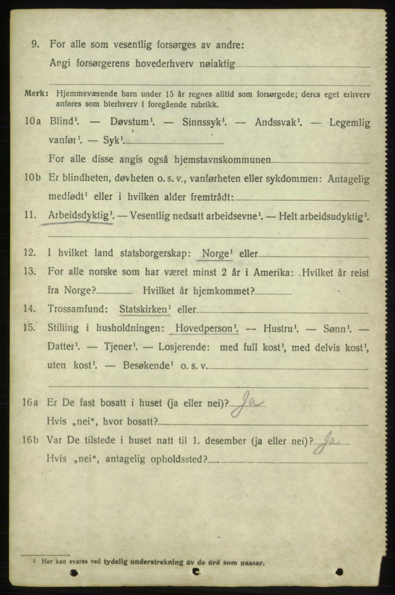 SAB, 1920 census for Skånevik, 1920, p. 8134