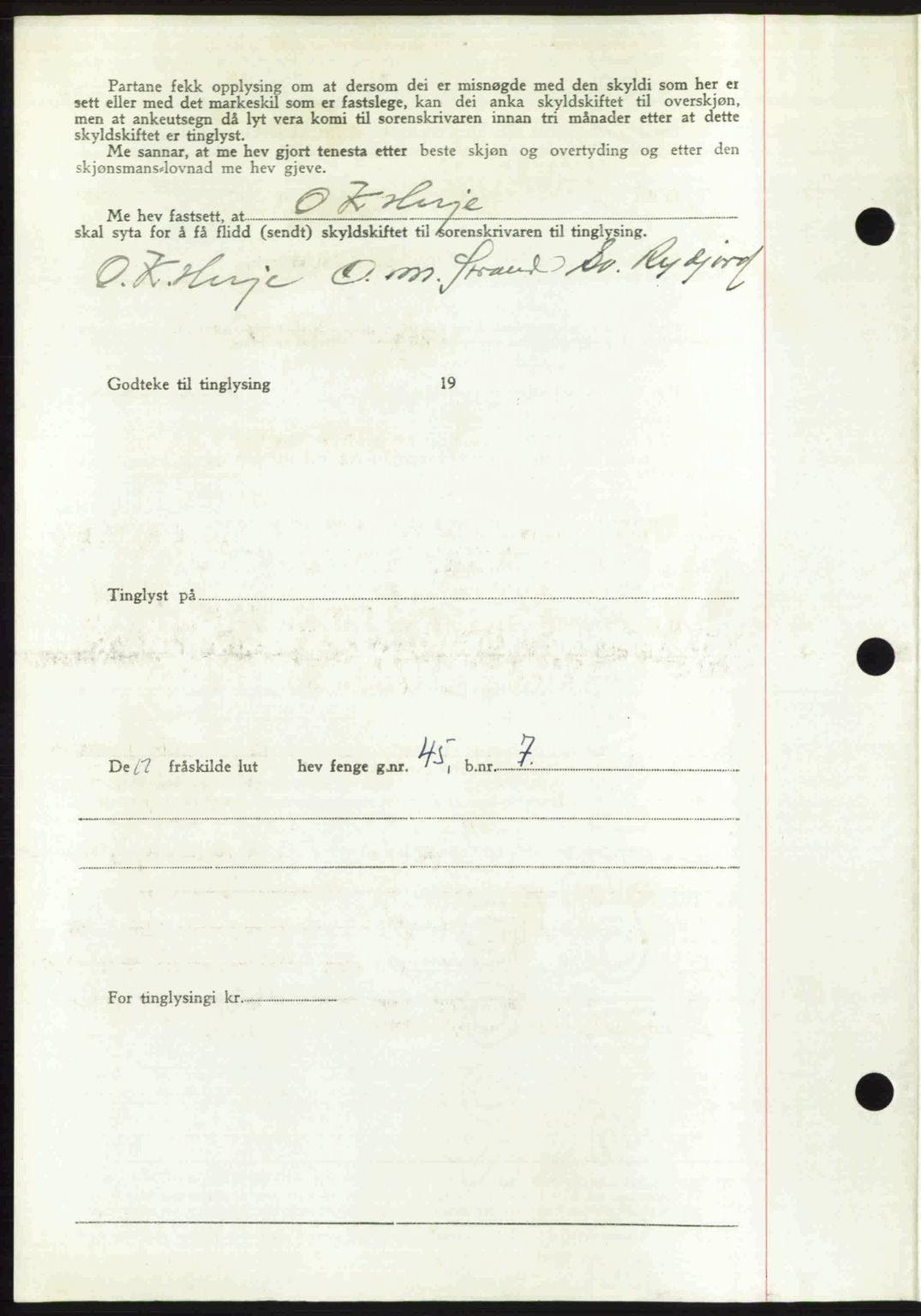 Romsdal sorenskriveri, AV/SAT-A-4149/1/2/2C: Mortgage book no. A30, 1949-1949, Diary no: : 2473/1949