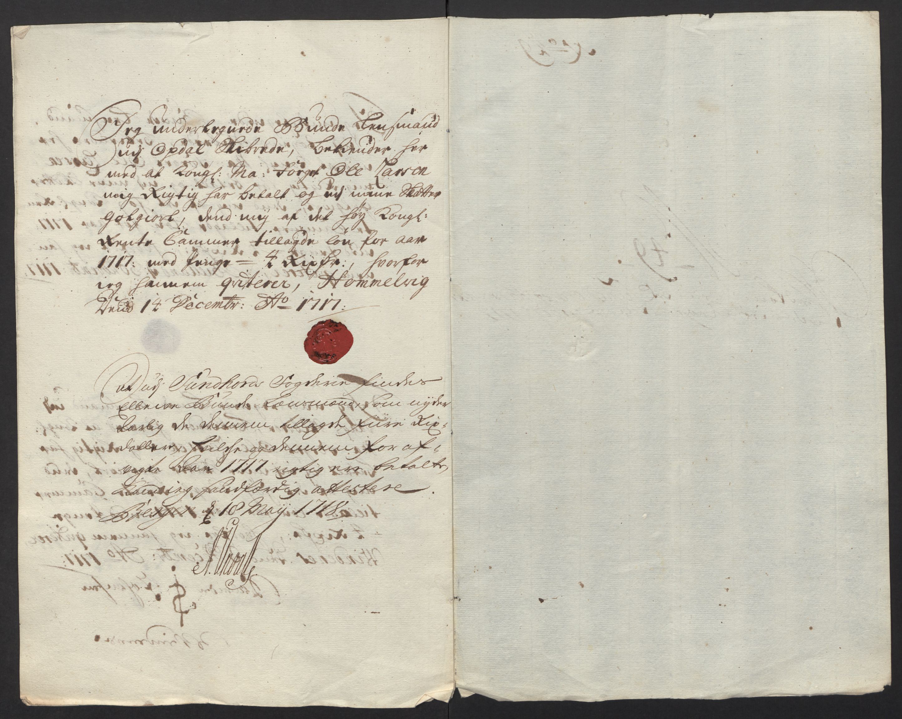 Rentekammeret inntil 1814, Reviderte regnskaper, Fogderegnskap, AV/RA-EA-4092/R48/L2994: Fogderegnskap Sunnhordland og Hardanger, 1717, p. 230