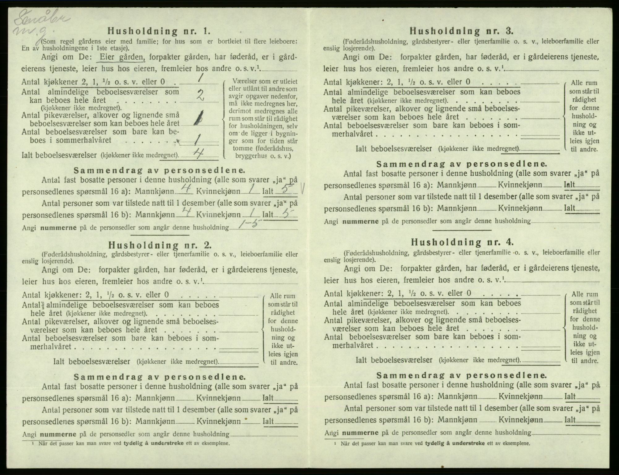 SAB, 1920 census for Vikebygd, 1920, p. 359