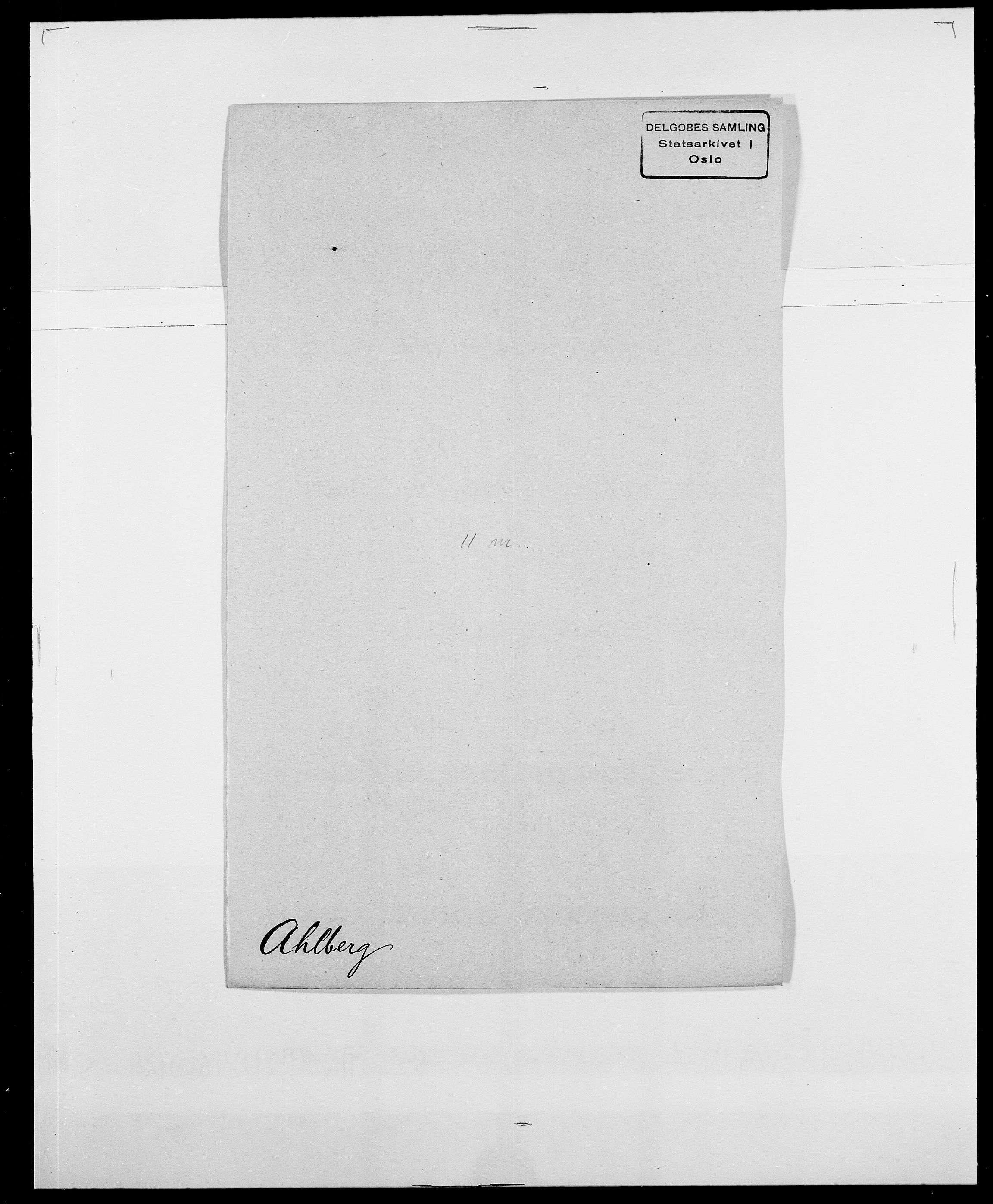 Delgobe, Charles Antoine - samling, AV/SAO-PAO-0038/D/Da/L0001: Aabye - Angerman, p. 314