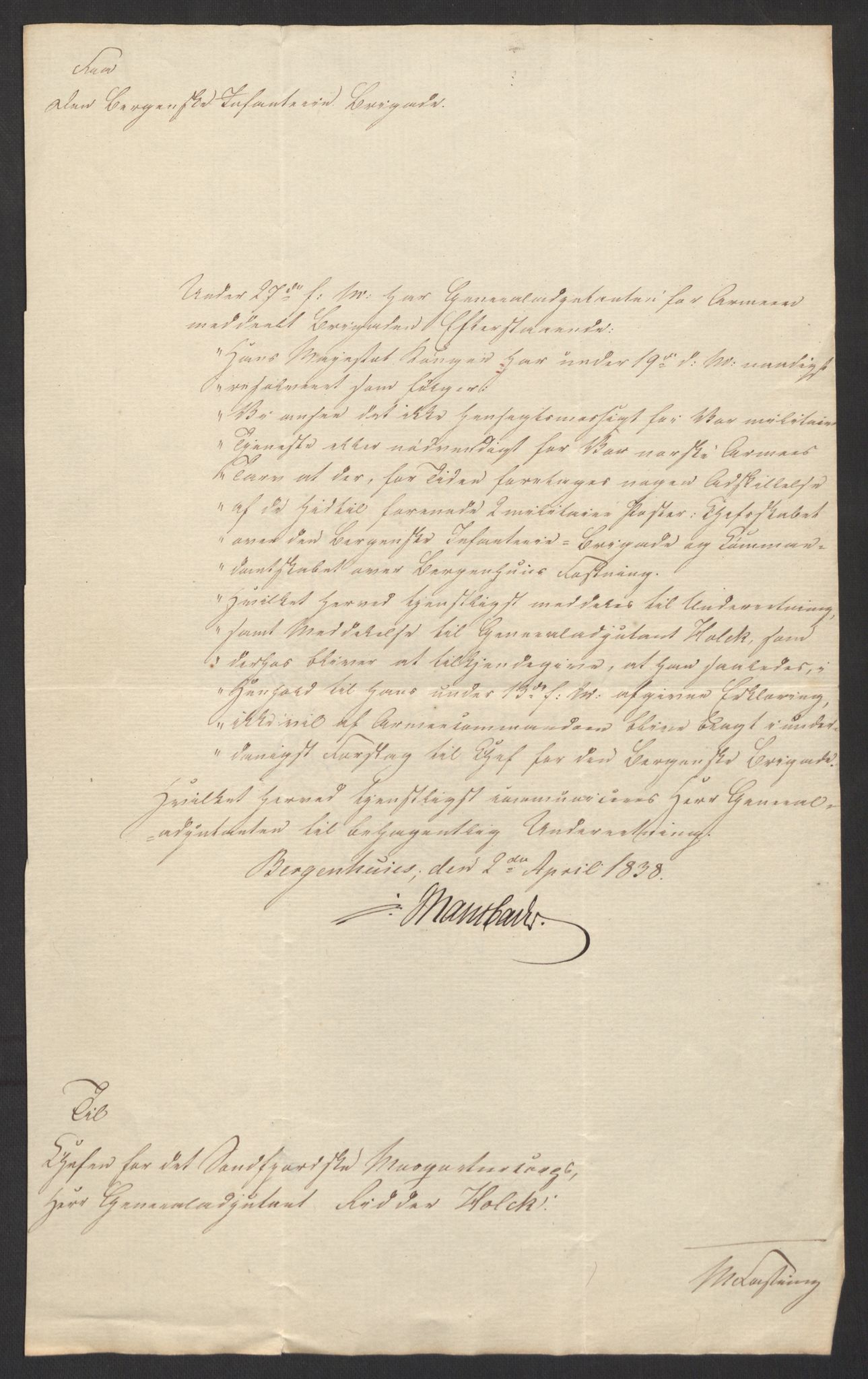 Holck, Meidell, Hartvig, AV/RA-PA-0204/F/L0002: (Pakke 1), 1762-1864, p. 157