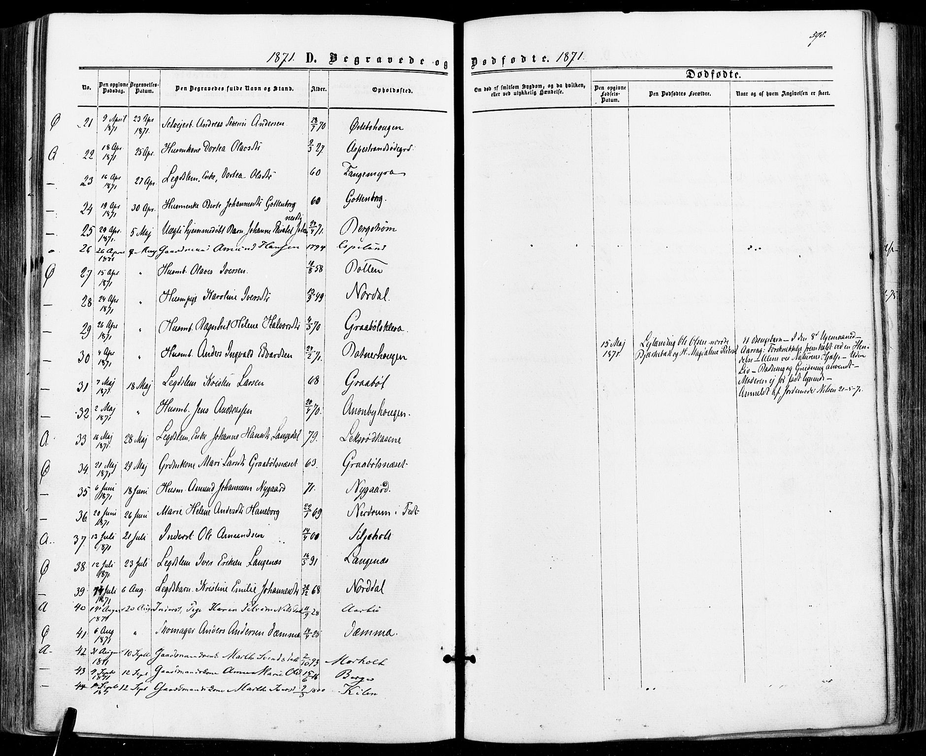 Aremark prestekontor Kirkebøker, SAO/A-10899/F/Fc/L0004: Parish register (official) no. III 4, 1866-1877, p. 597-598