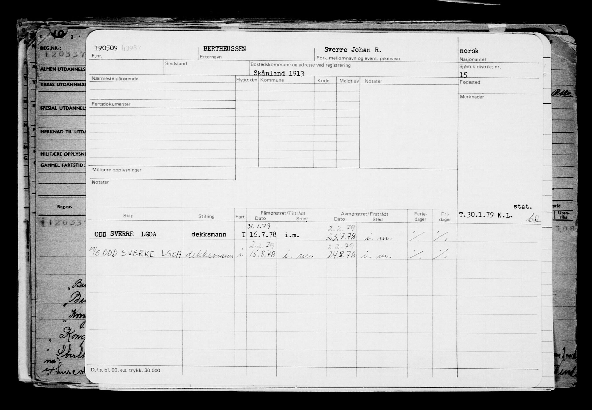 Direktoratet for sjømenn, AV/RA-S-3545/G/Gb/L0083: Hovedkort, 1909, p. 238