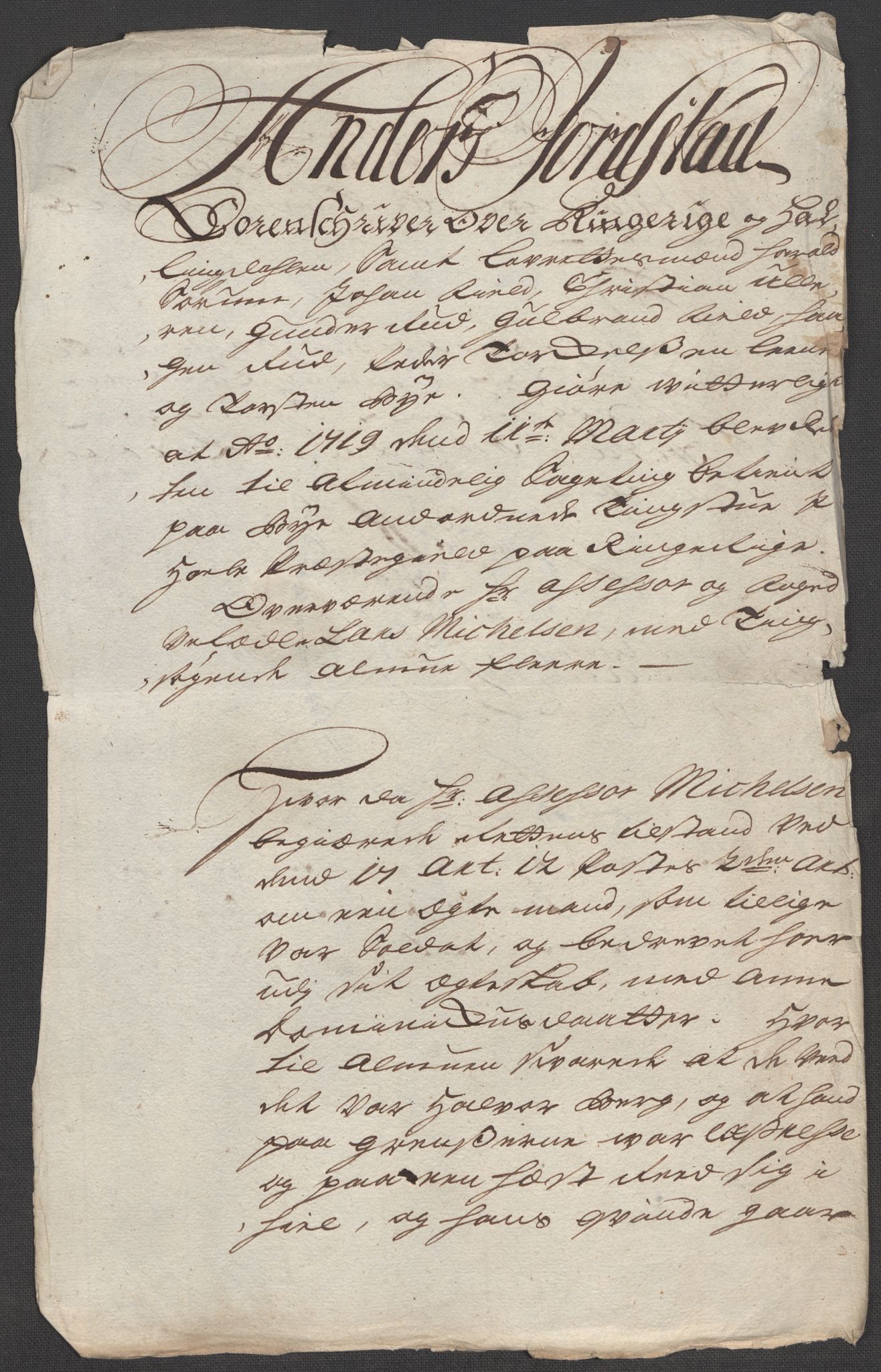 Rentekammeret inntil 1814, Reviderte regnskaper, Fogderegnskap, RA/EA-4092/R23/L1475: Fogderegnskap Ringerike og Hallingdal, 1717, p. 462
