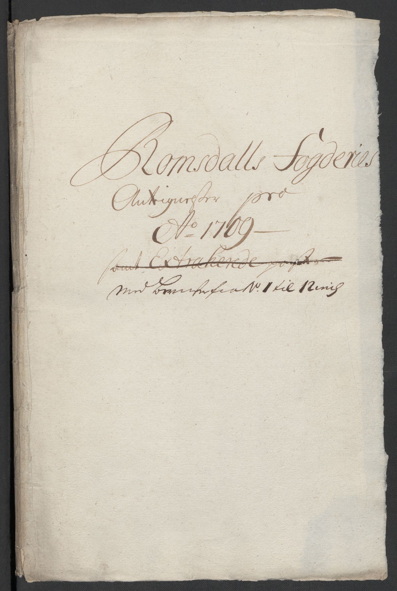 Rentekammeret inntil 1814, Reviderte regnskaper, Fogderegnskap, AV/RA-EA-4092/R55/L3659: Fogderegnskap Romsdal, 1709-1710, p. 189