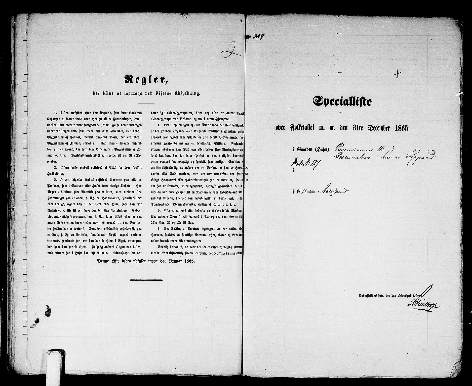 RA, 1865 census for Ålesund, 1865, p. 24