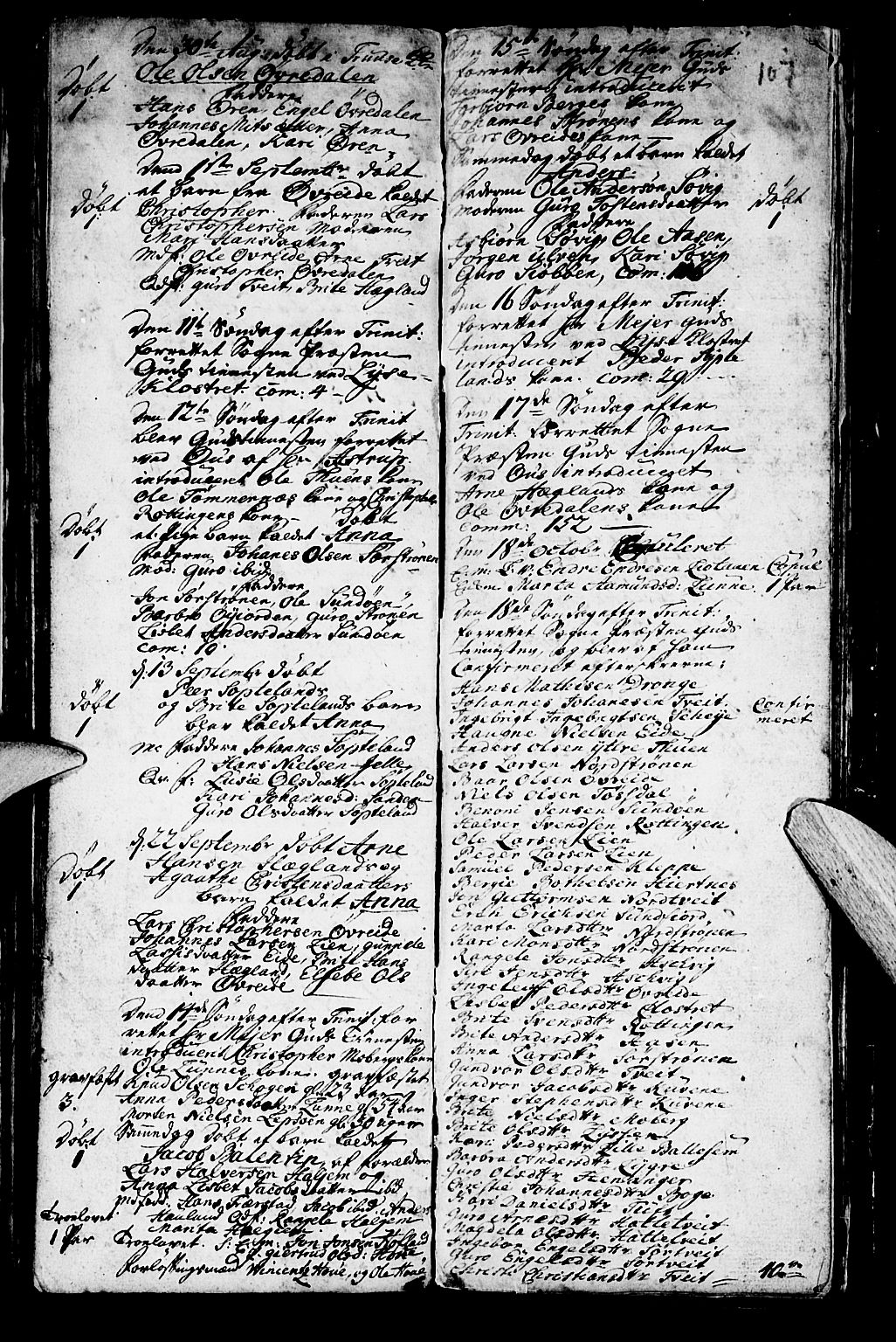 Os sokneprestembete, SAB/A-99929: Parish register (official) no. A 2, 1723-1758, p. 107