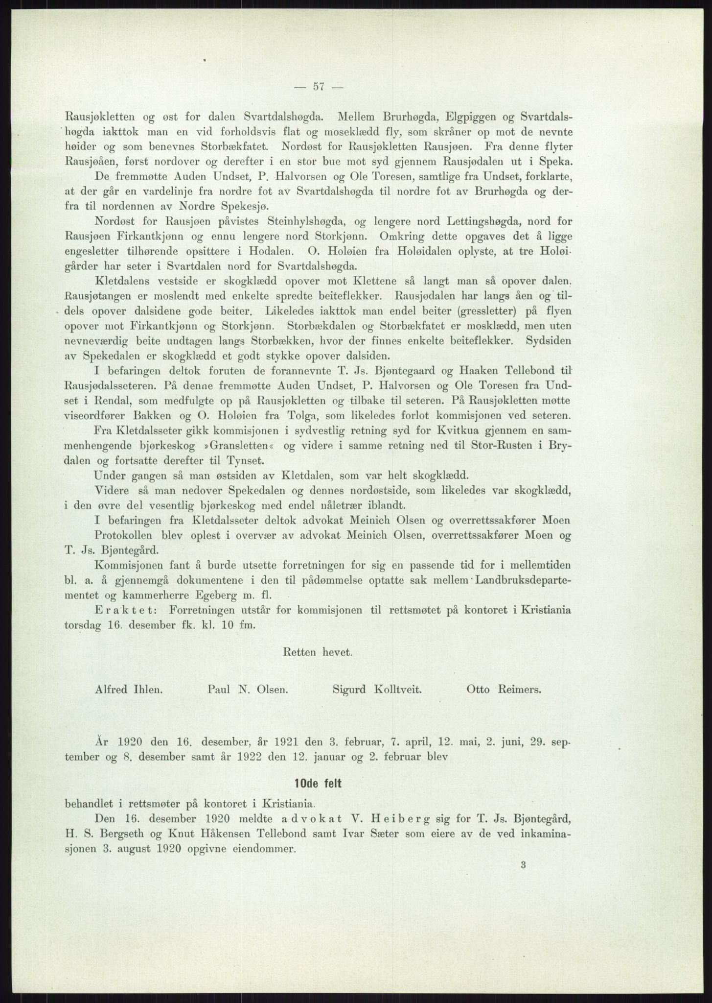Høyfjellskommisjonen, AV/RA-S-1546/X/Xa/L0001: Nr. 1-33, 1909-1953, p. 4321