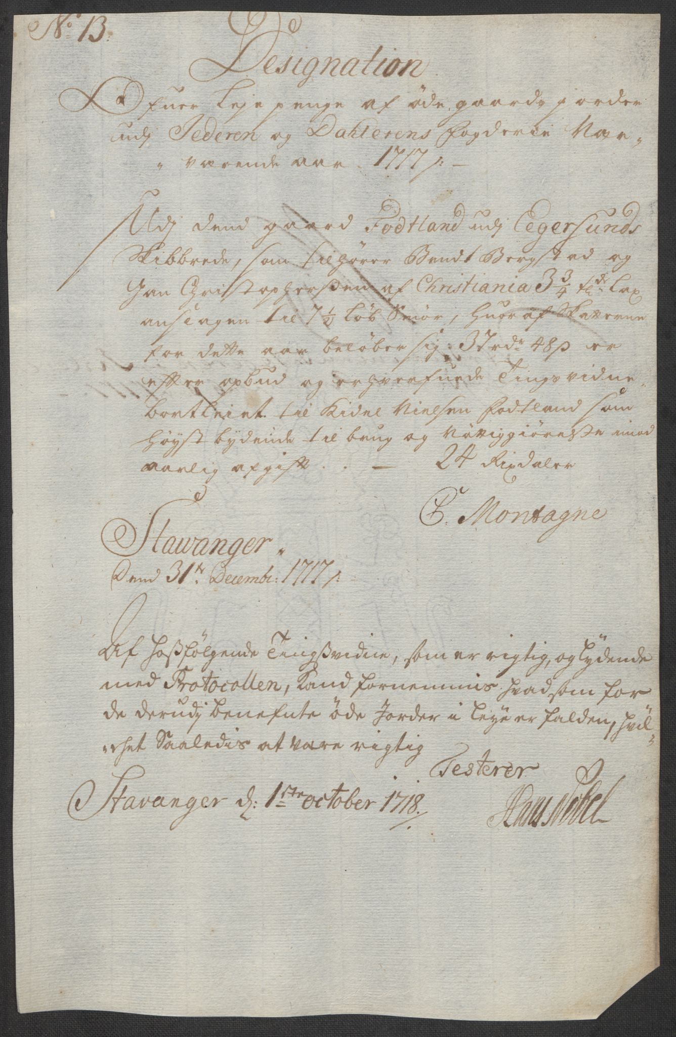 Rentekammeret inntil 1814, Reviderte regnskaper, Fogderegnskap, RA/EA-4092/R46/L2742: Fogderegnskap Jæren og Dalane, 1717, p. 109