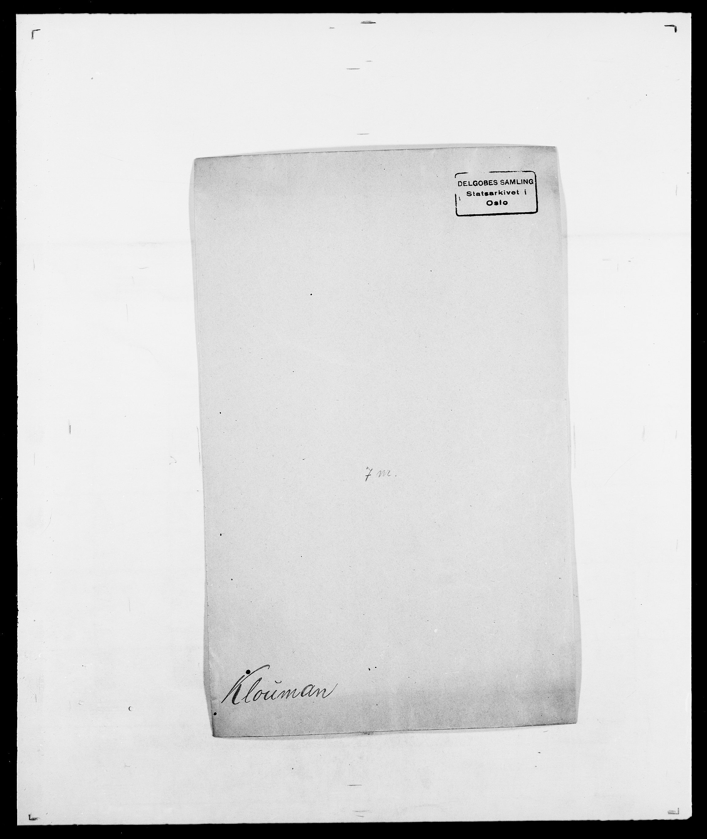 Delgobe, Charles Antoine - samling, SAO/PAO-0038/D/Da/L0021: Klagenberg - Kristoft, p. 151