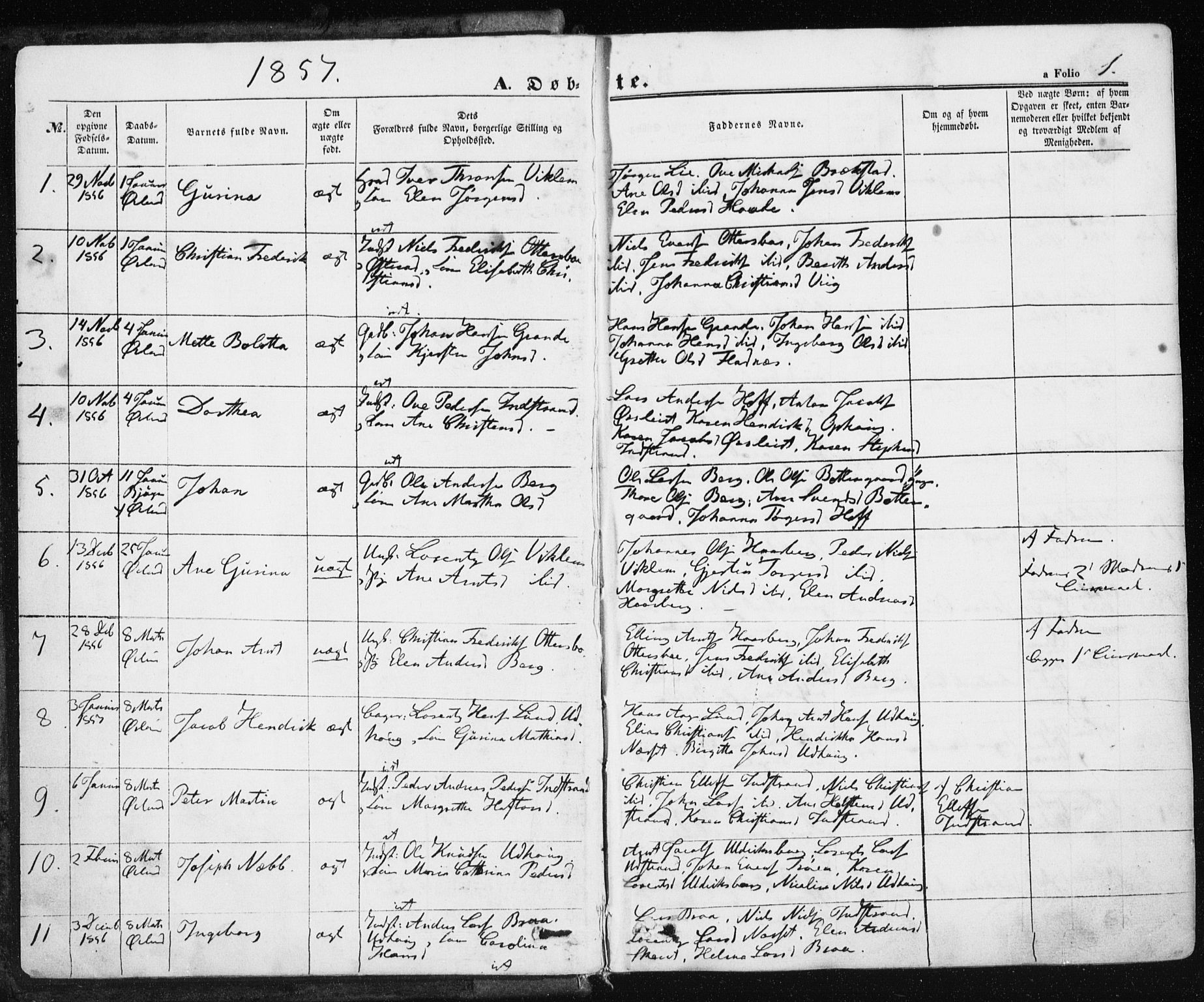 Ministerialprotokoller, klokkerbøker og fødselsregistre - Sør-Trøndelag, SAT/A-1456/659/L0737: Parish register (official) no. 659A07, 1857-1875, p. 1