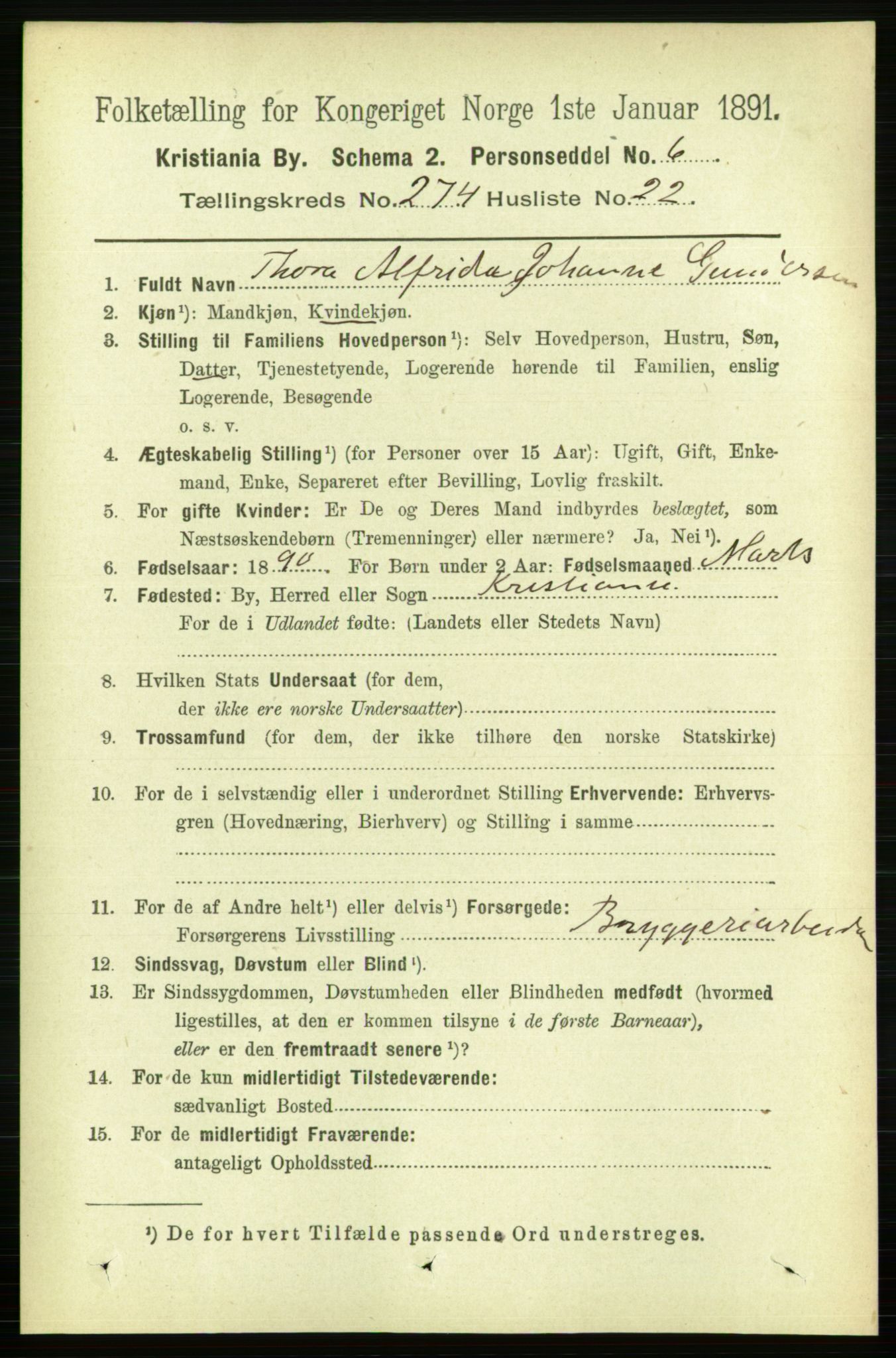 RA, 1891 census for 0301 Kristiania, 1891, p. 166834