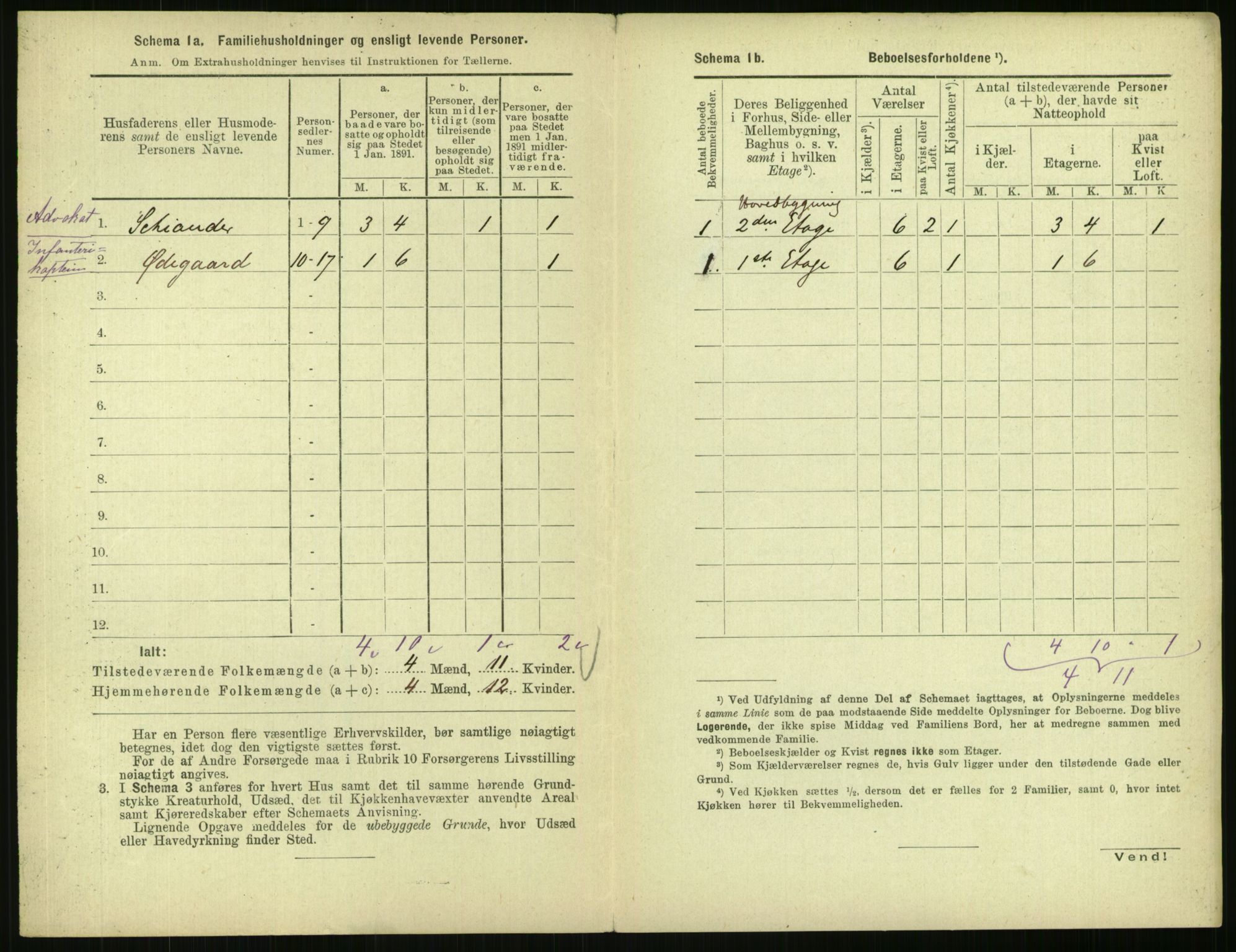 RA, 1891 census for 0301 Kristiania, 1891, p. 65088