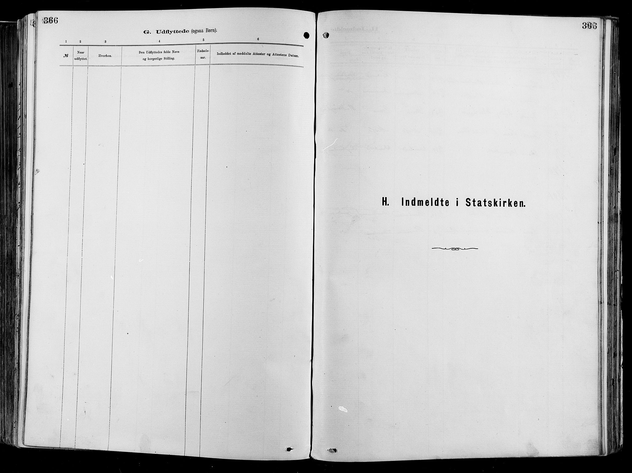 Garnisonsmenigheten Kirkebøker, SAO/A-10846/F/Fa/L0012: Parish register (official) no. 12, 1880-1893, p. 366