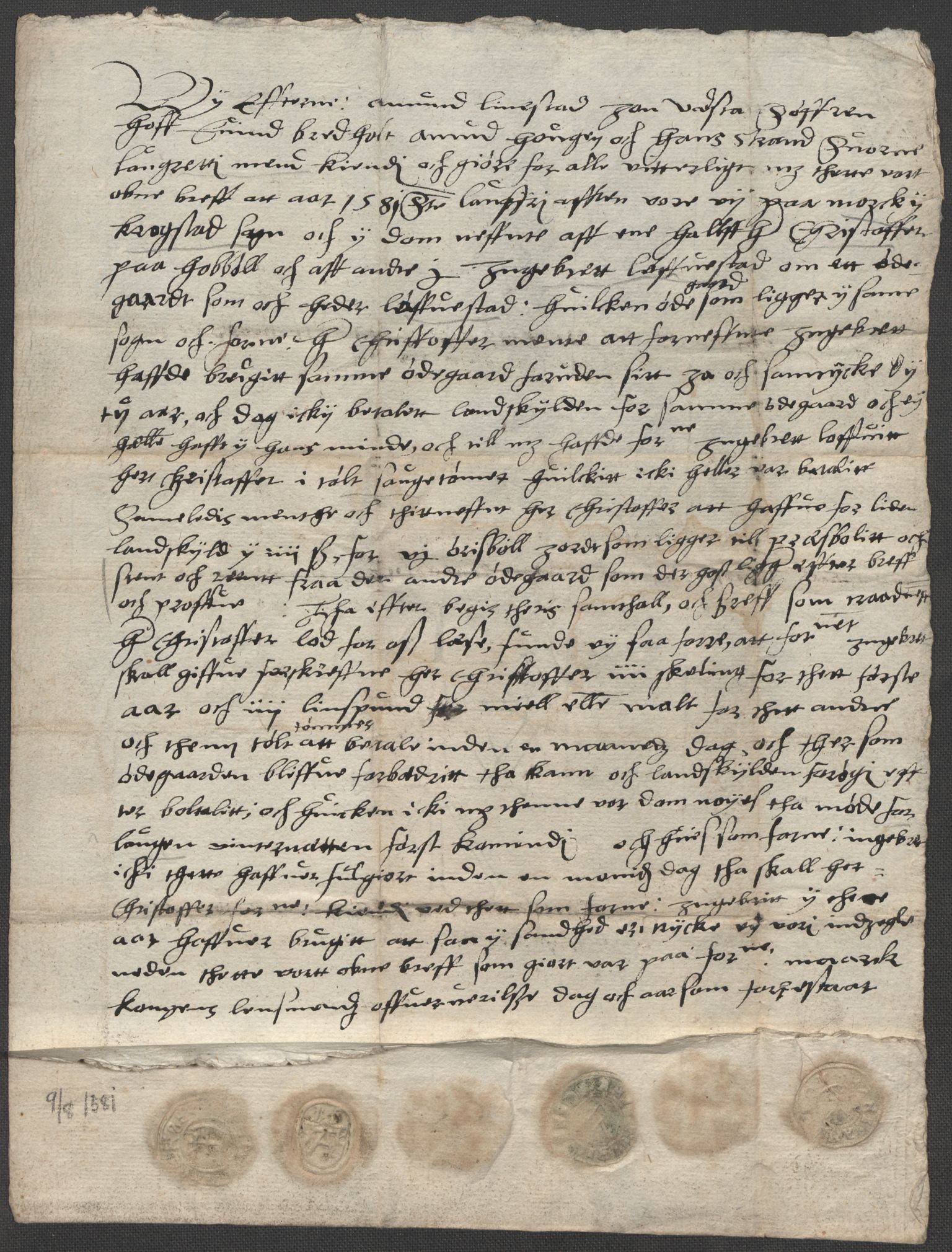 Riksarkivets diplomsamling, AV/RA-EA-5965/F15/L0005: Prestearkiv - Østfold, 1572-1830, p. 102