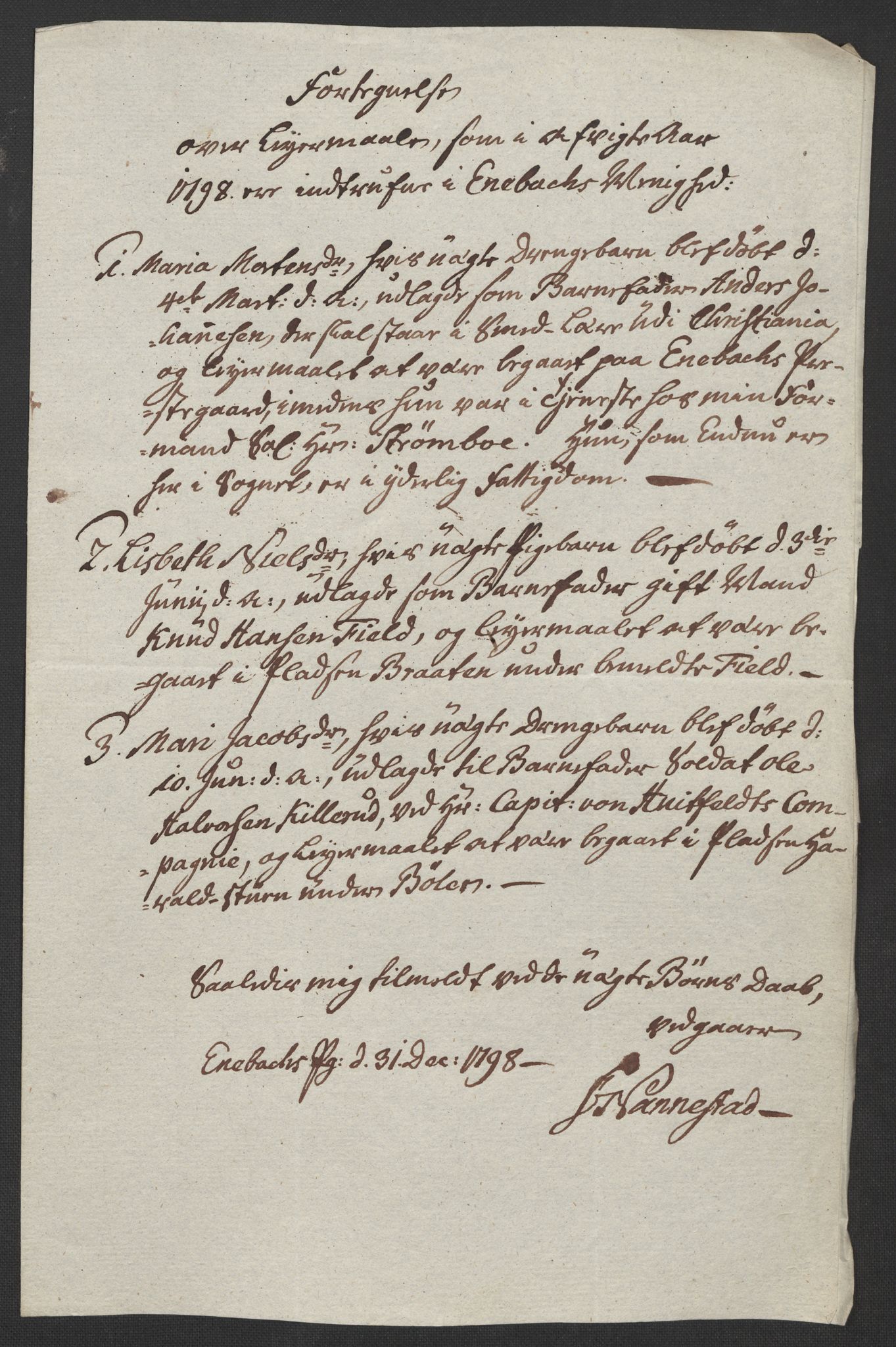 Rentekammeret inntil 1814, Reviderte regnskaper, Fogderegnskap, AV/RA-EA-4092/R11/L0674: Fogderegnskap Nedre Romerike, 1798, p. 164