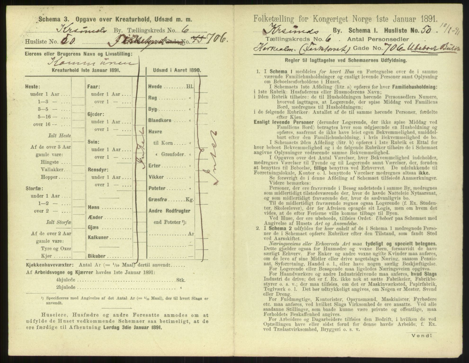 RA, 1891 census for 1503 Kristiansund, 1891, p. 634