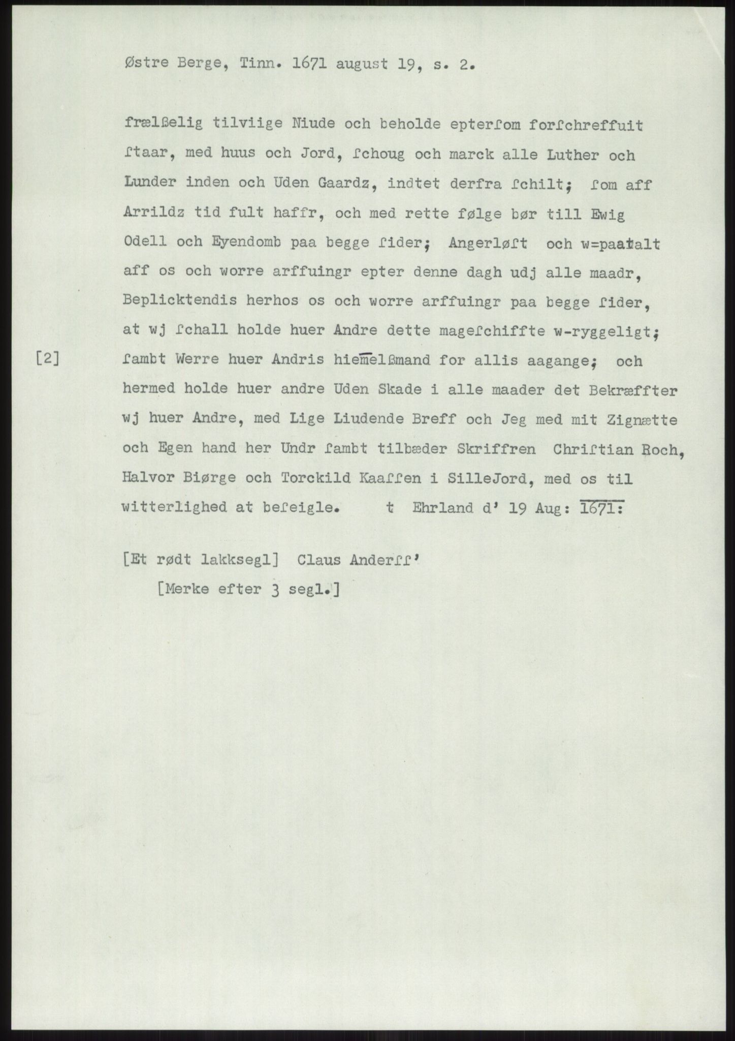 Samlinger til kildeutgivelse, Diplomavskriftsamlingen, RA/EA-4053/H/Ha, p. 1464