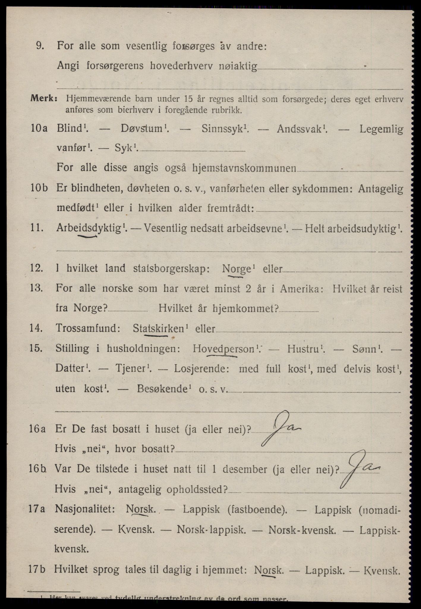 SAT, 1920 census for Oppdal, 1920, p. 3642