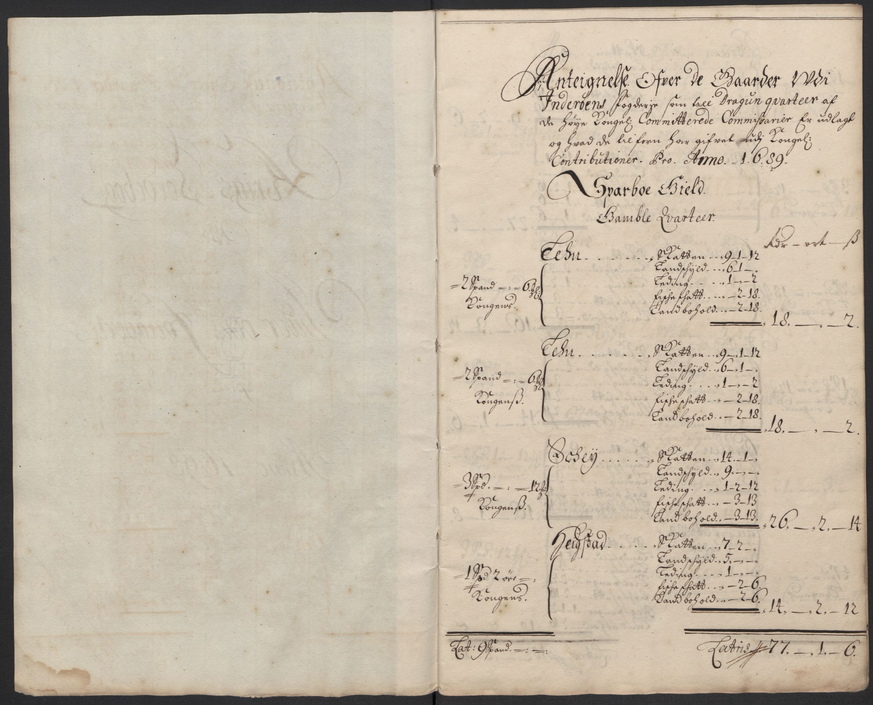 Rentekammeret inntil 1814, Reviderte regnskaper, Fogderegnskap, RA/EA-4092/R63/L4310: Fogderegnskap Inderøy, 1698-1699, p. 187