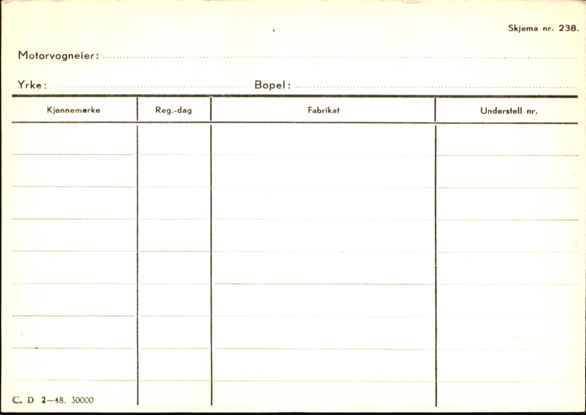 Statens vegvesen, Sogn og Fjordane vegkontor, SAB/A-5301/4/F/L0146: Registerkort Årdal R-Å samt diverse kort, 1945-1975, p. 1530