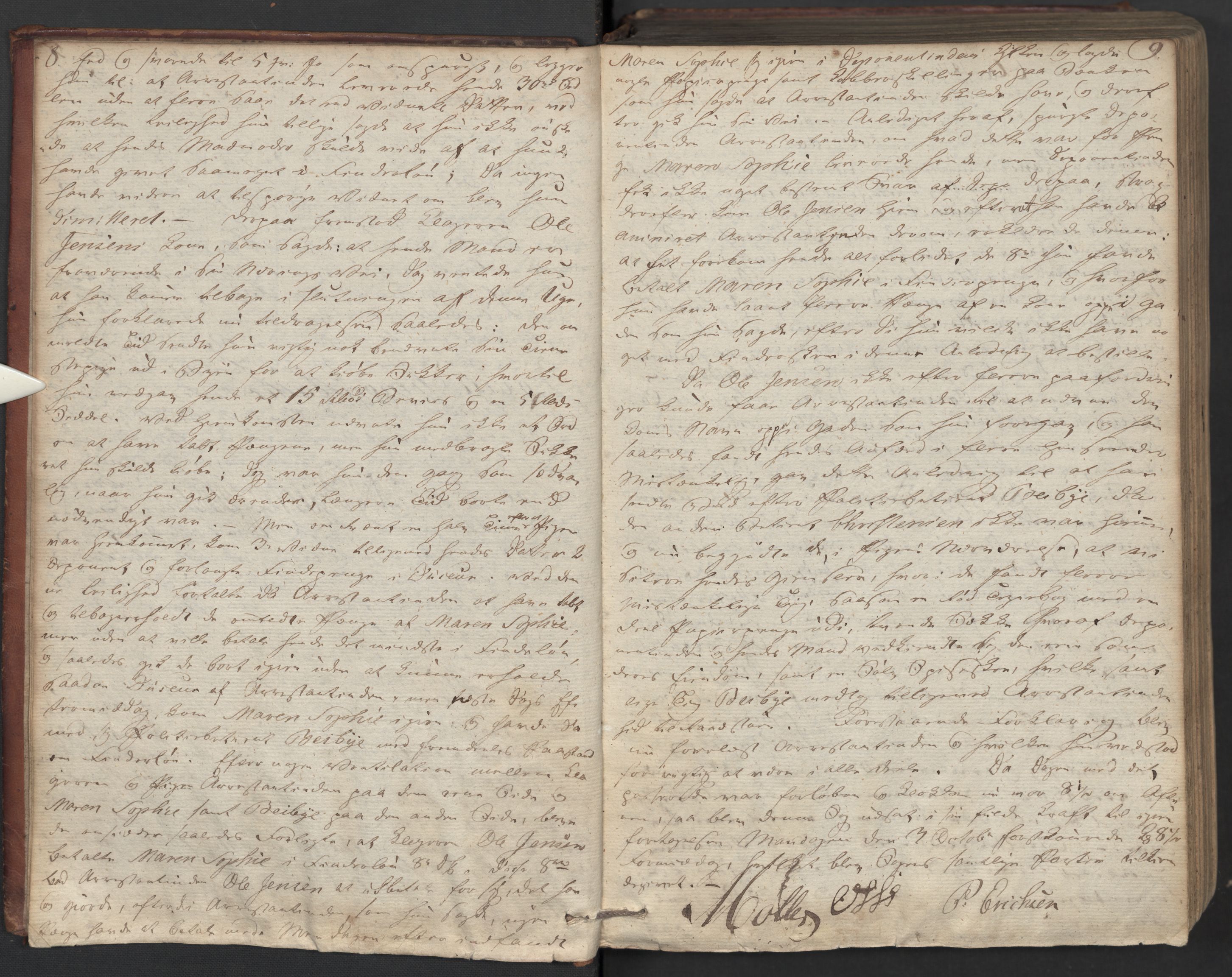 Christiania byfogd, AV/SAO-A-11543/F/Fc/L0001: Ekstrarettsprotokoll, 1814-1816, p. 8-9