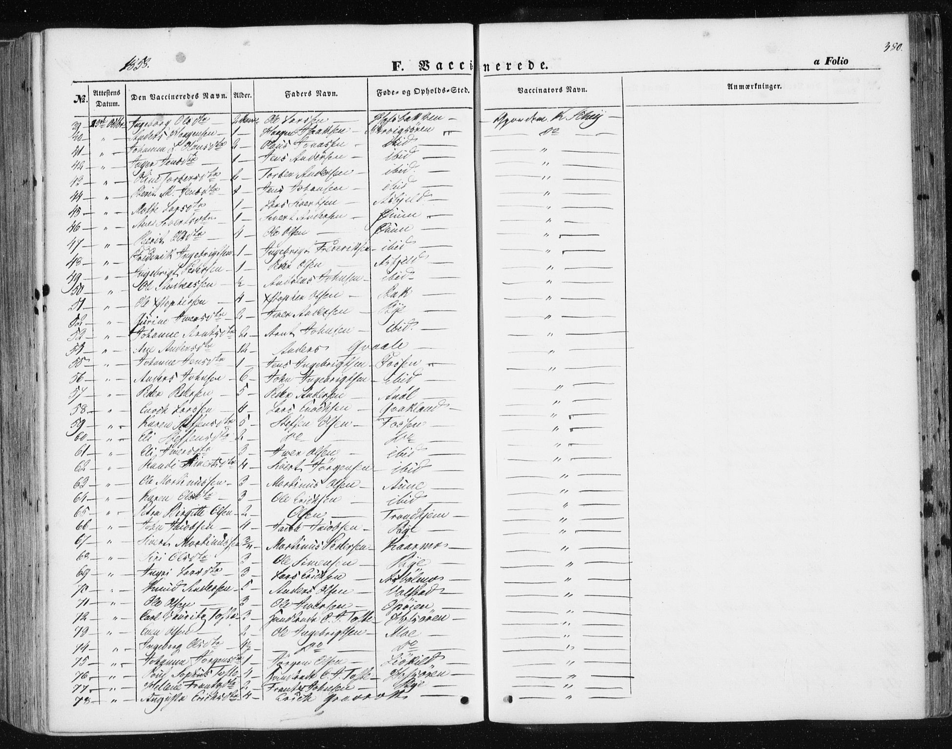 Ministerialprotokoller, klokkerbøker og fødselsregistre - Sør-Trøndelag, SAT/A-1456/668/L0806: Parish register (official) no. 668A06, 1854-1869, p. 380