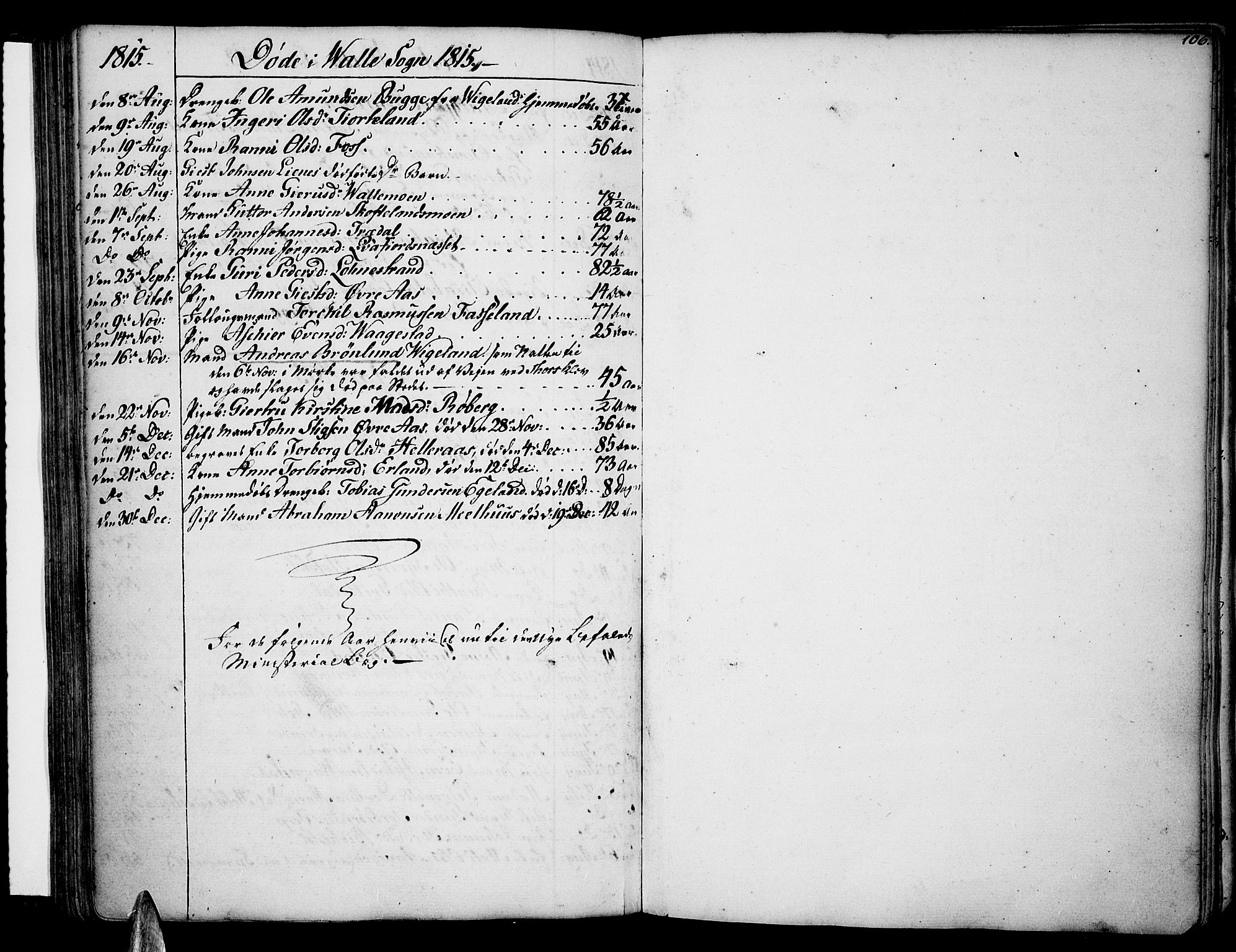 Sør-Audnedal sokneprestkontor, SAK/1111-0039/F/Fa/Fab/L0002: Parish register (official) no. A 2 /1, 1766-1815, p. 106
