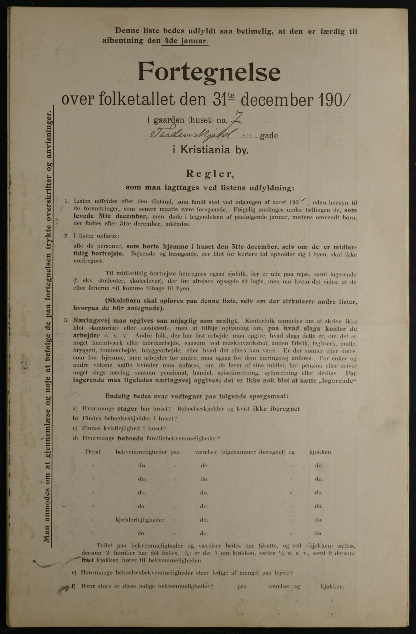 OBA, Municipal Census 1901 for Kristiania, 1901, p. 17466