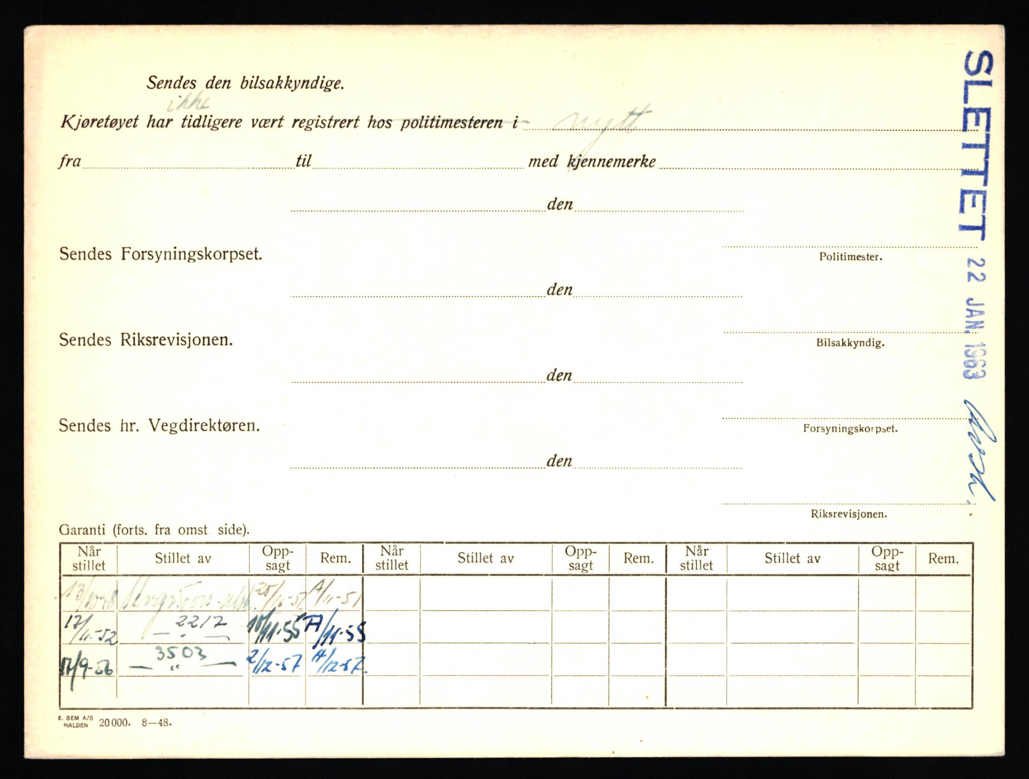 Stavanger trafikkstasjon, AV/SAST-A-101942/0/F/L0045: L-27000 - L-27799, 1930-1971, p. 412