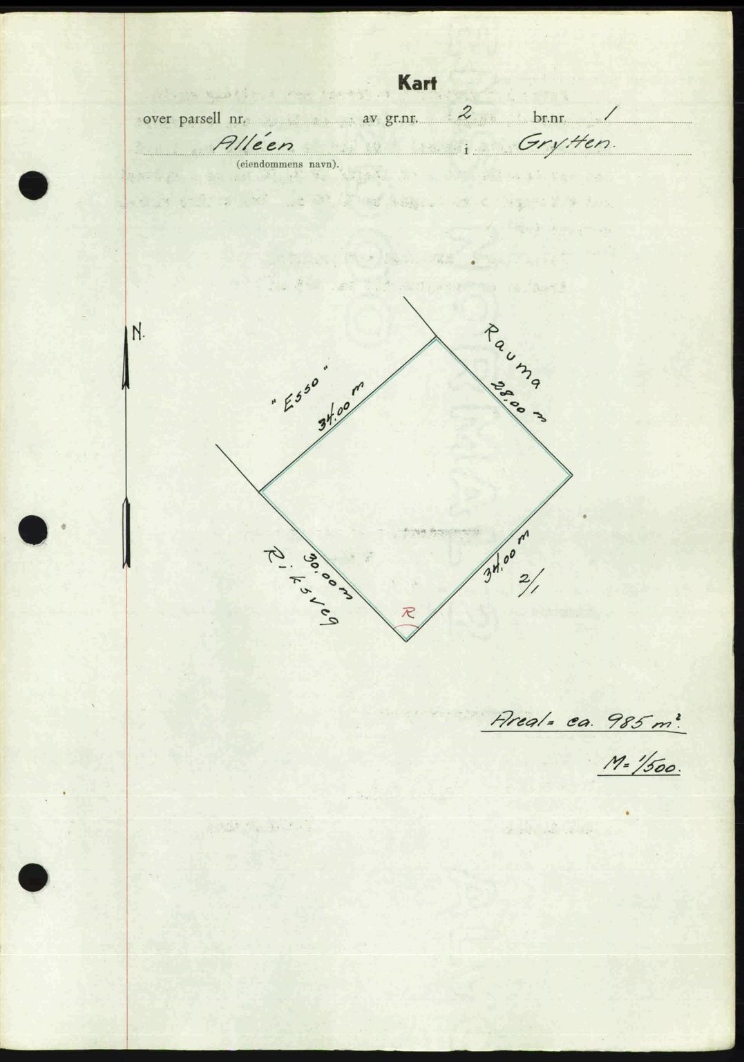 Romsdal sorenskriveri, AV/SAT-A-4149/1/2/2C: Mortgage book no. A21, 1946-1946, Diary no: : 2849/1946