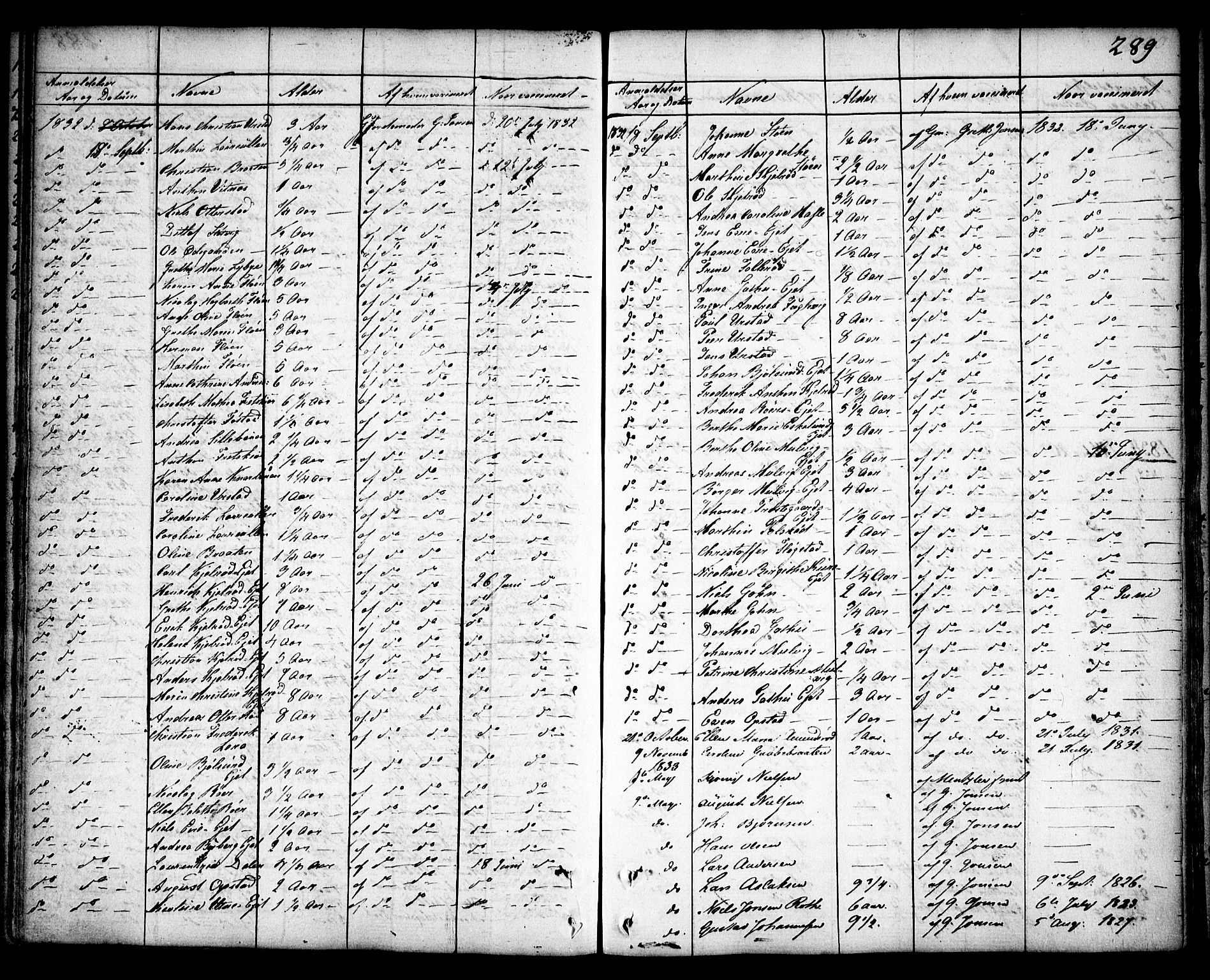 Rygge prestekontor Kirkebøker, SAO/A-10084b/F/Fa/L0002: Parish register (official) no. 2, 1771-1814, p. 289
