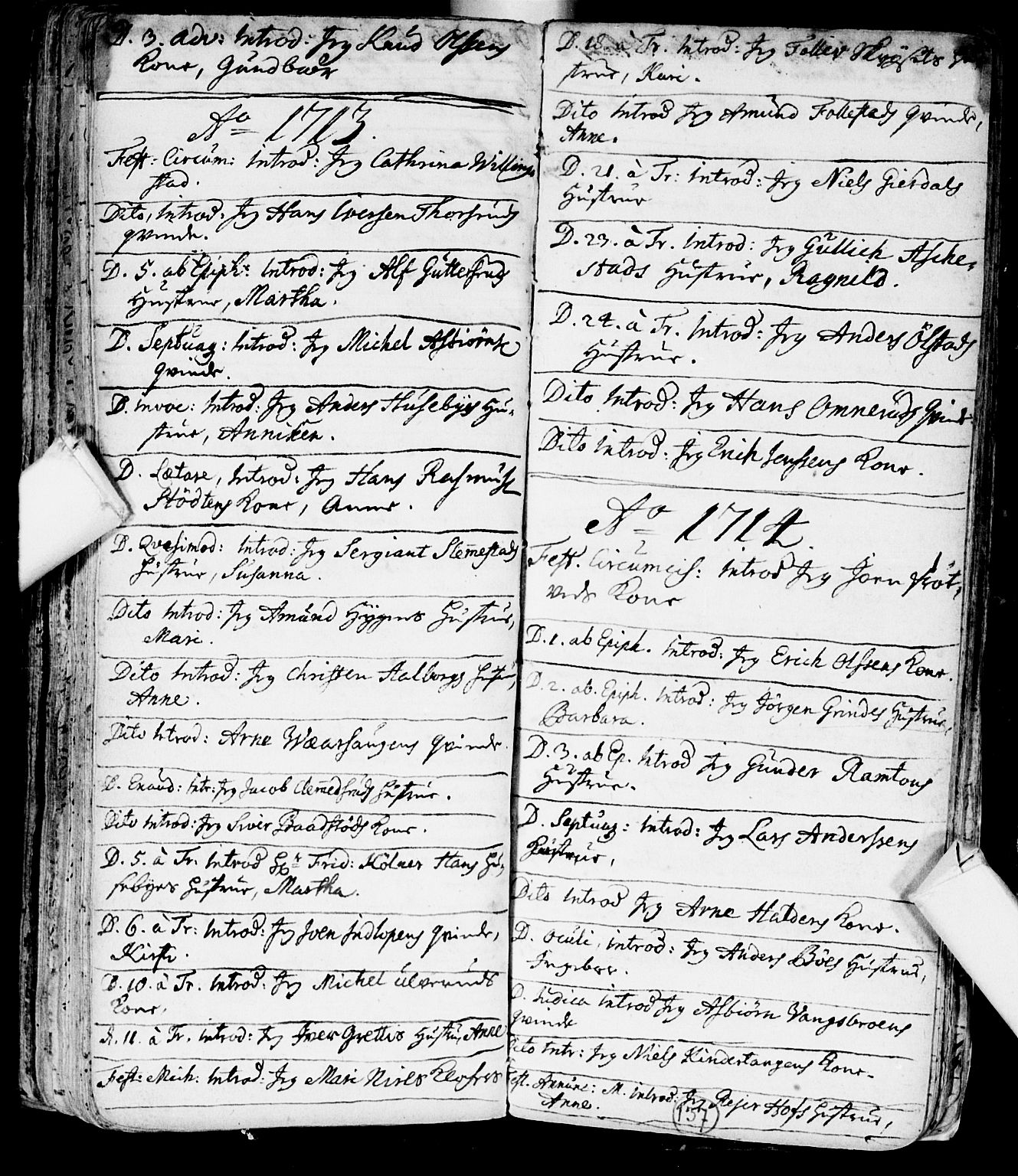 Røyken kirkebøker, AV/SAKO-A-241/F/Fa/L0001: Parish register (official) no. 1, 1701-1730, p. 137