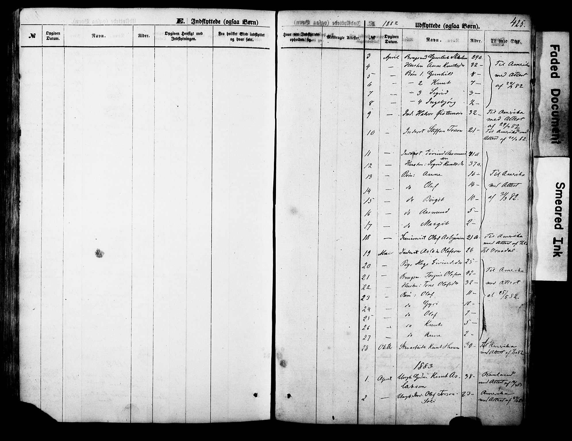 Vinje kirkebøker, SAKO/A-312/F/Fa/L0005: Parish register (official) no. I 5, 1870-1886, p. 425