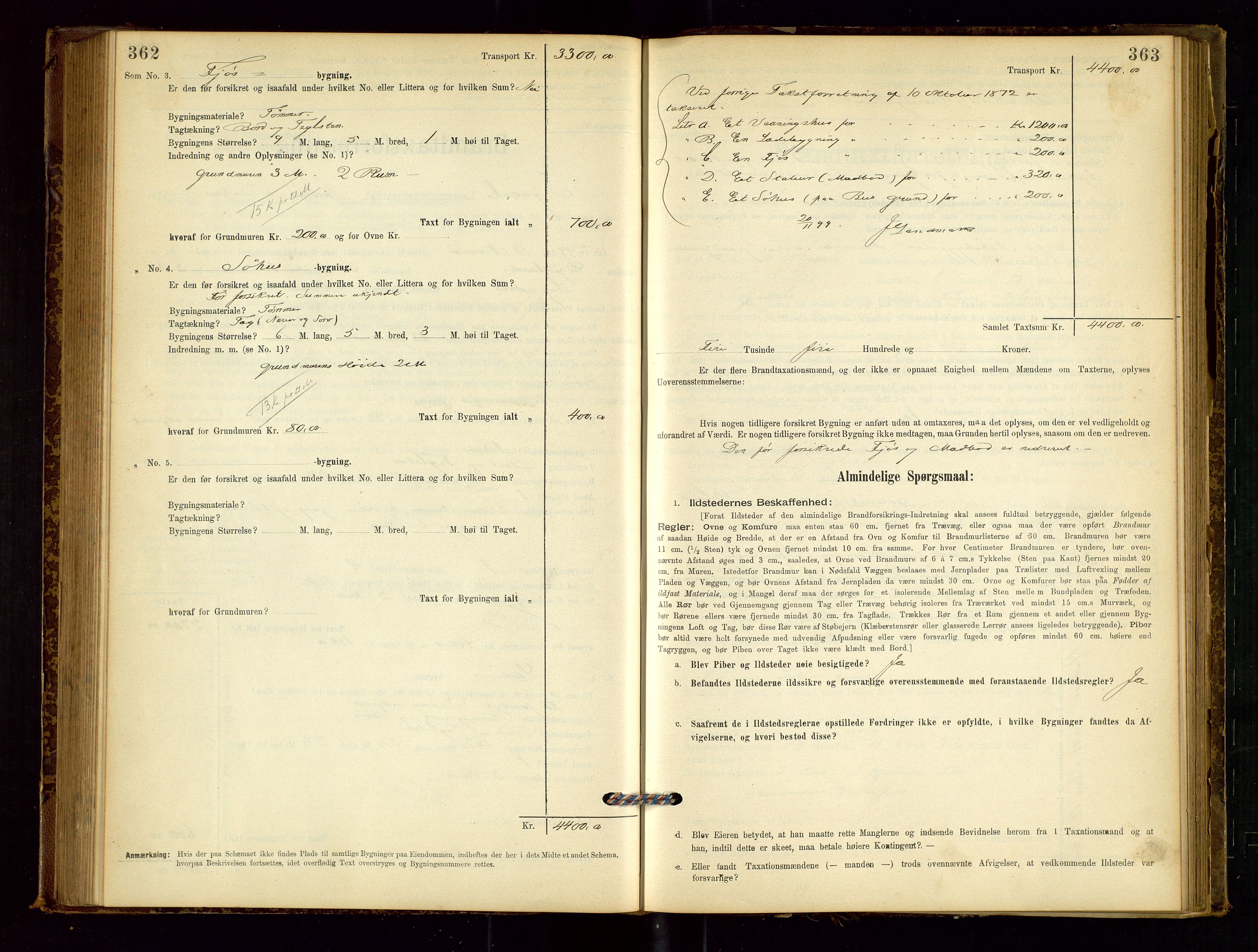 Sokndal lensmannskontor, AV/SAST-A-100417/Gob/L0001: "Brandtaxt-Protokol", 1895-1902, p. 362-363