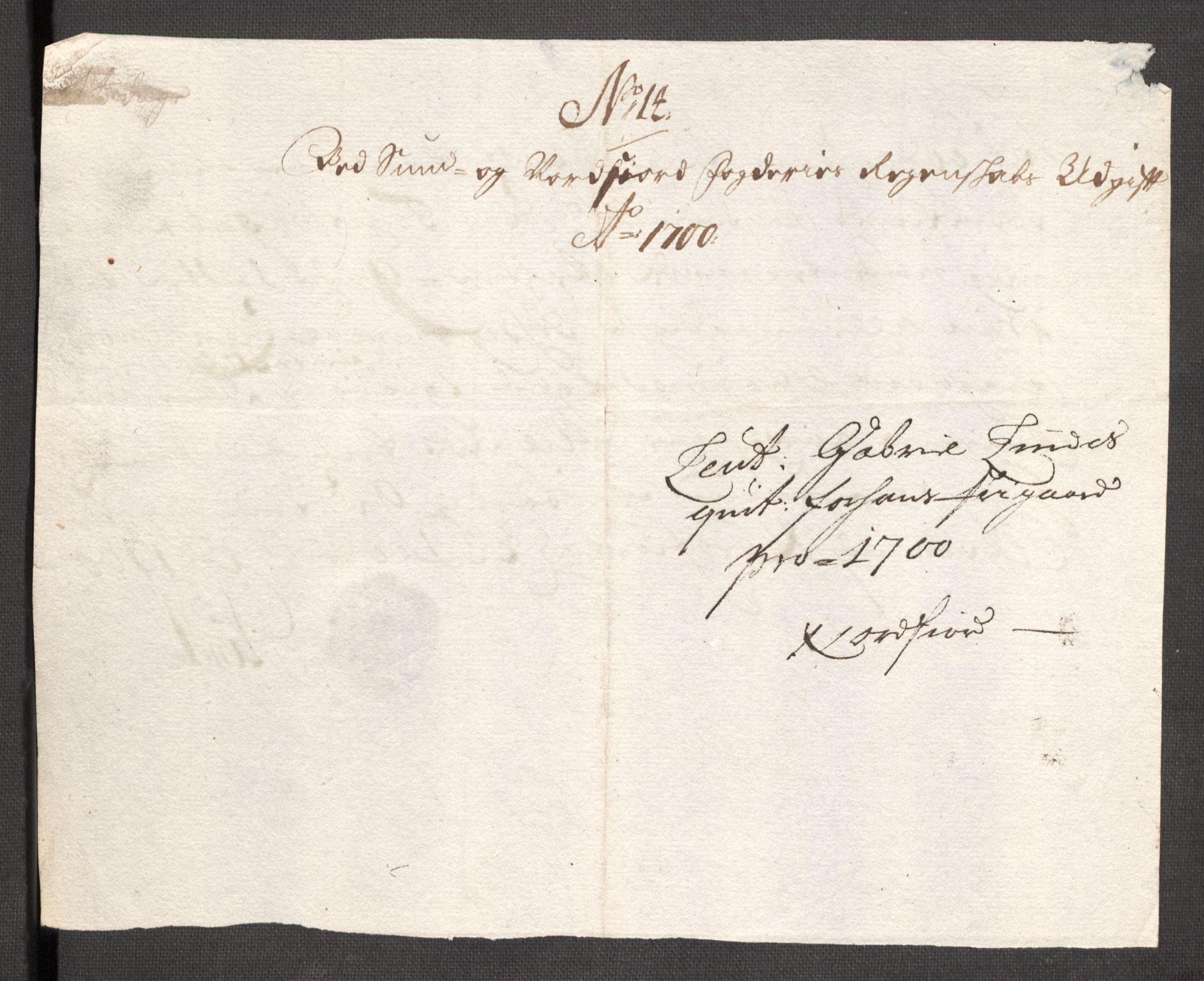 Rentekammeret inntil 1814, Reviderte regnskaper, Fogderegnskap, AV/RA-EA-4092/R53/L3425: Fogderegnskap Sunn- og Nordfjord, 1700-1701, p. 230