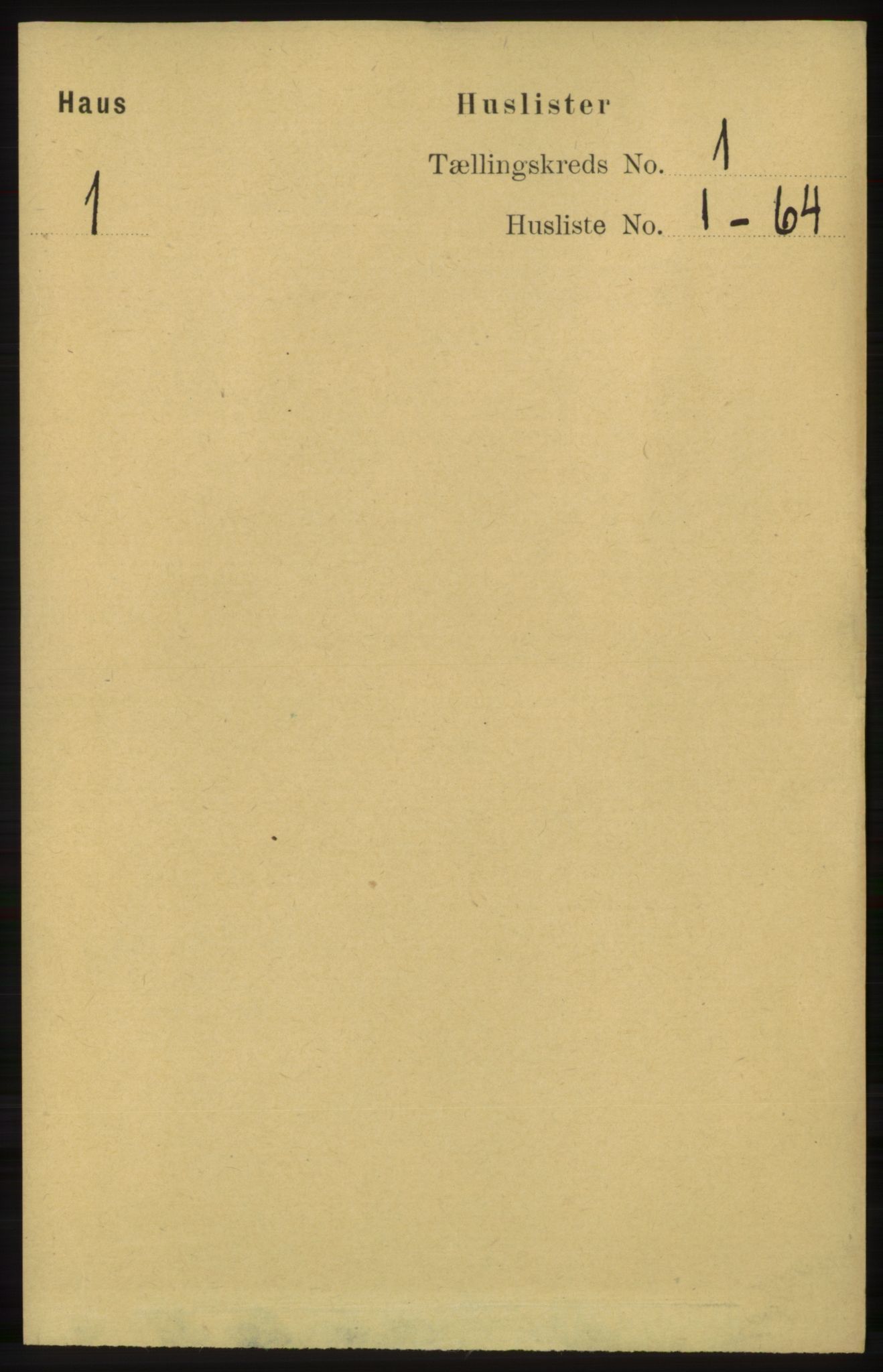 RA, 1891 census for 1250 Haus, 1891, p. 33